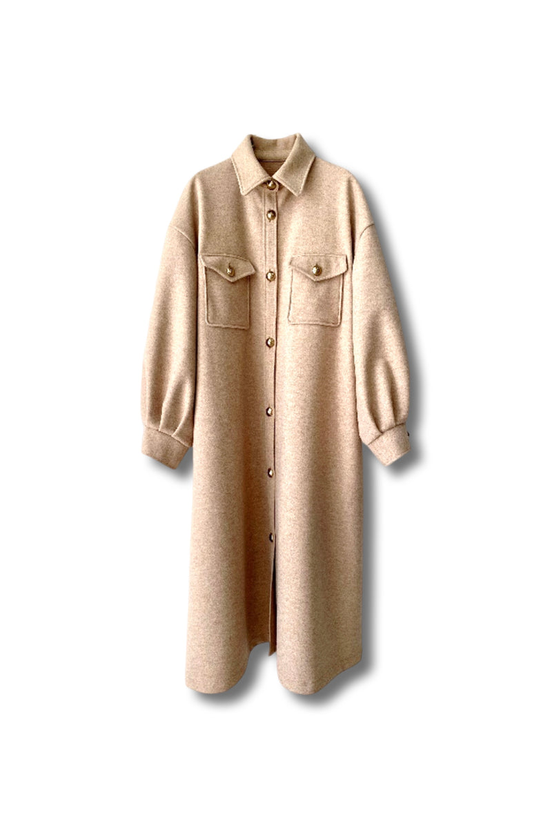 25AW商品-25146011】コンフォートロングシャツコート – DUAL VIEW