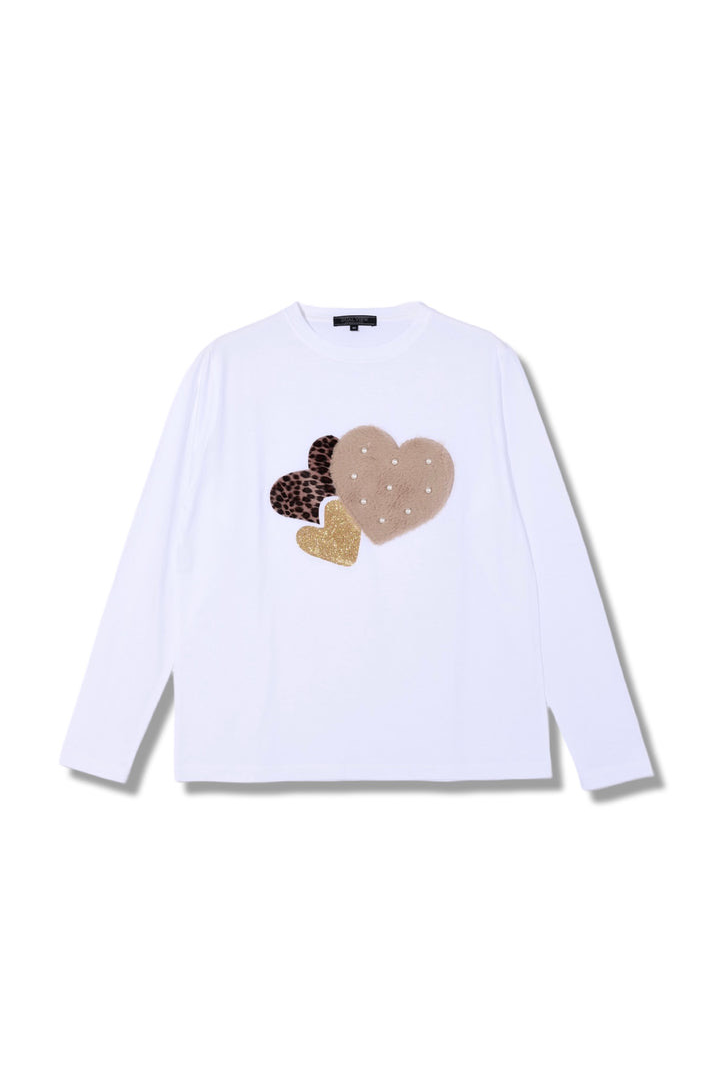 24AW商品-24848004】ハートロングスリーブTシャツ – DUAL VIEW