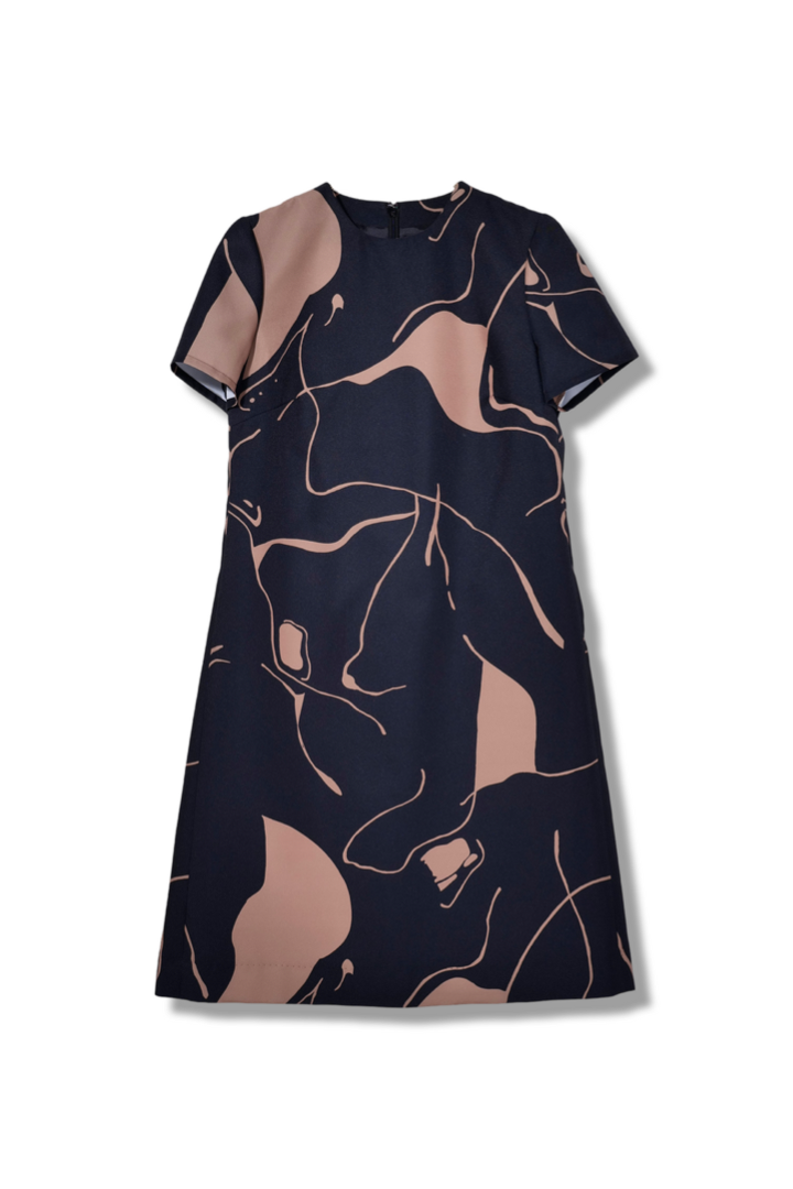 24AW商品-24146005】プリントコンパクトドレス – DUAL VIEW 