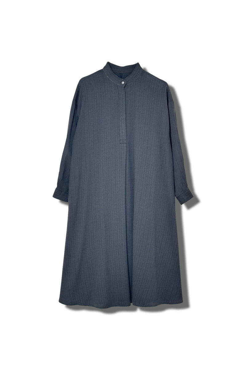 25AW商品-25146014】サイドボールチェーンウールミックスシャツ