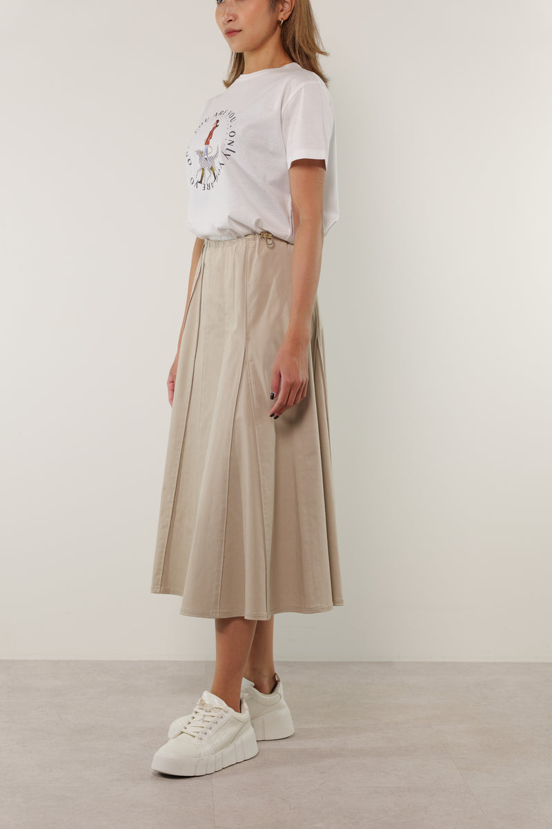 25SS商品-25112010】ダブルクロスピンタックスカート – DUAL VIEW