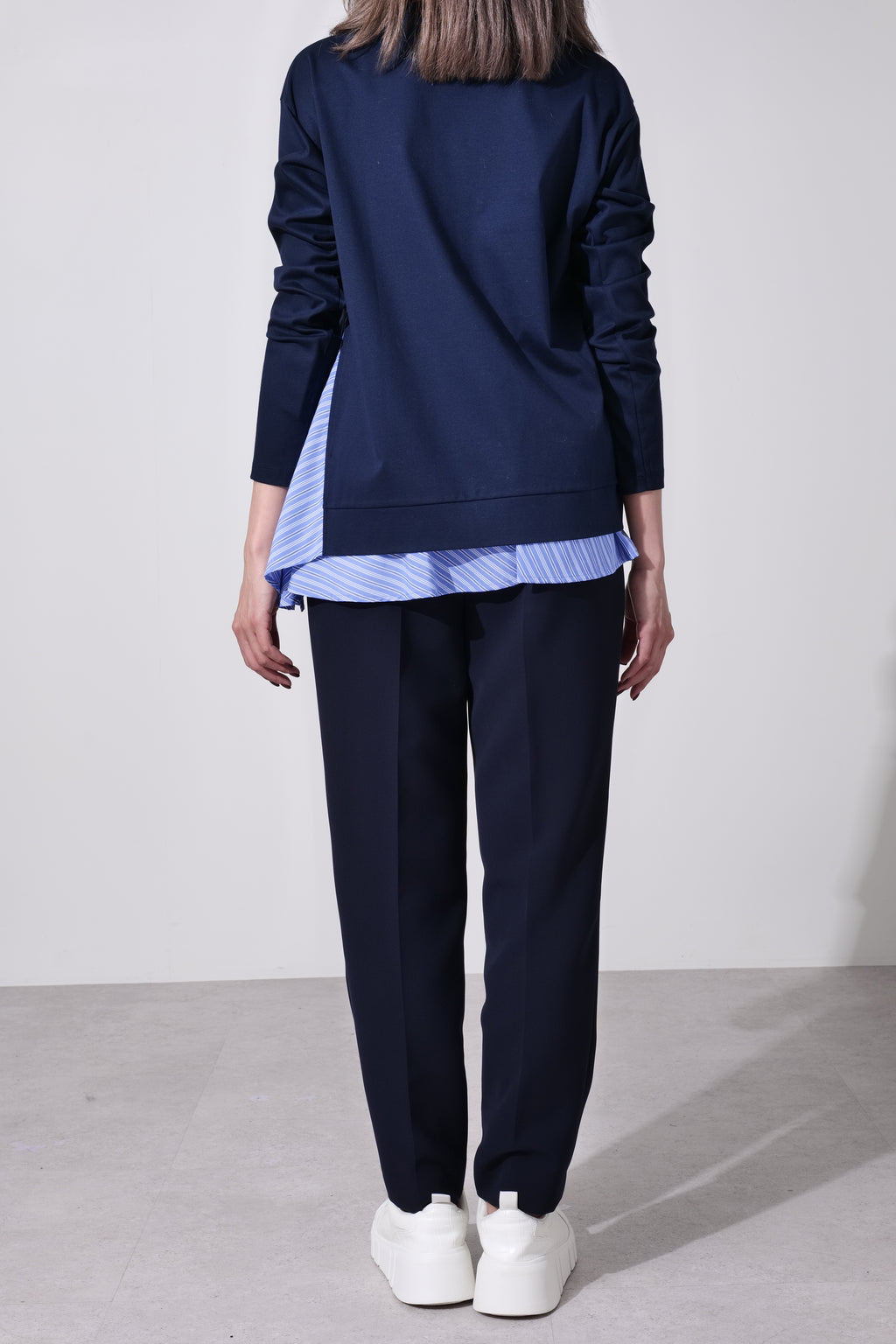 【24AW商品-24848001】レイヤードライクカットソー