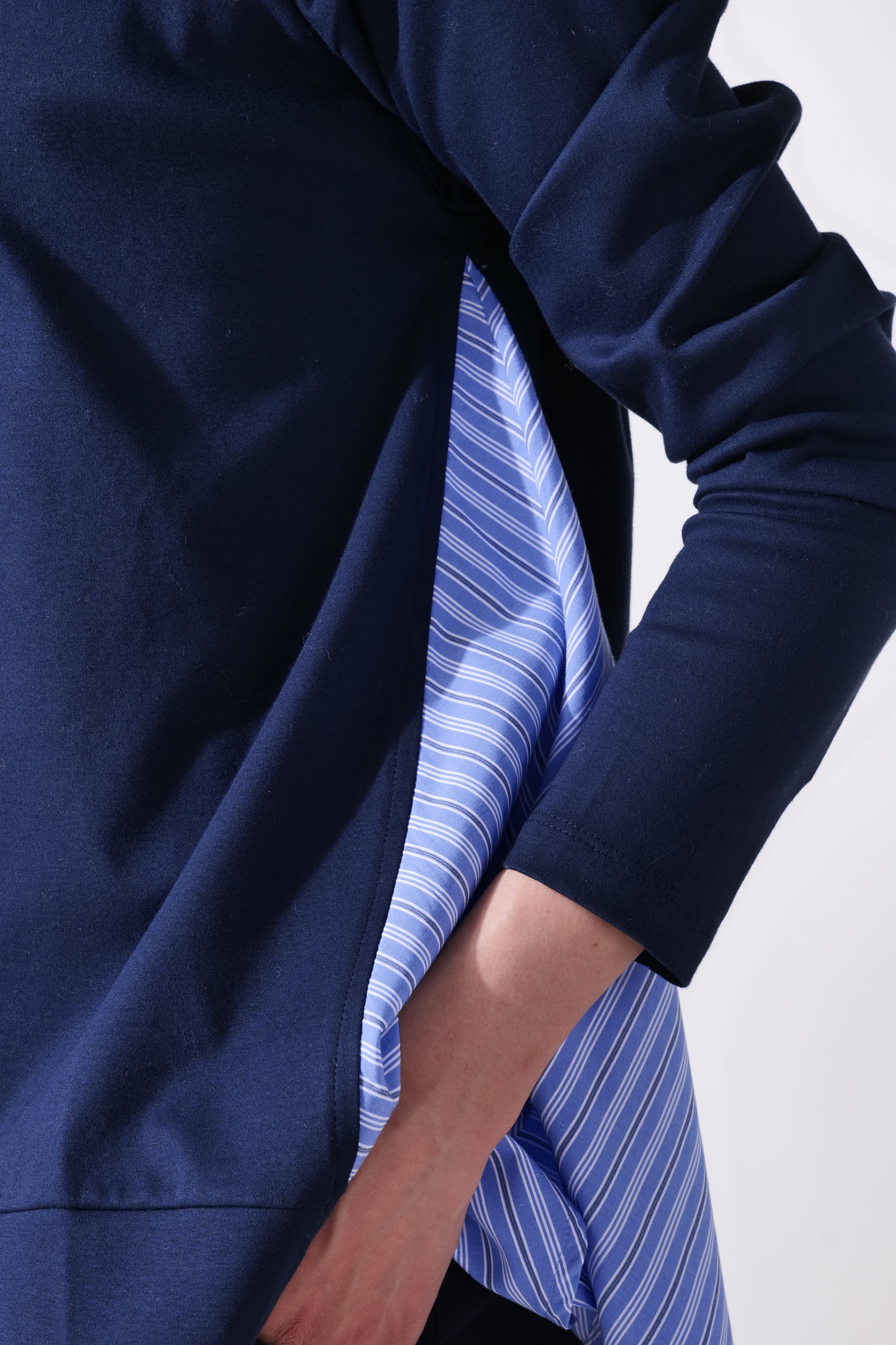 【24AW商品-24848001】レイヤードライクカットソー