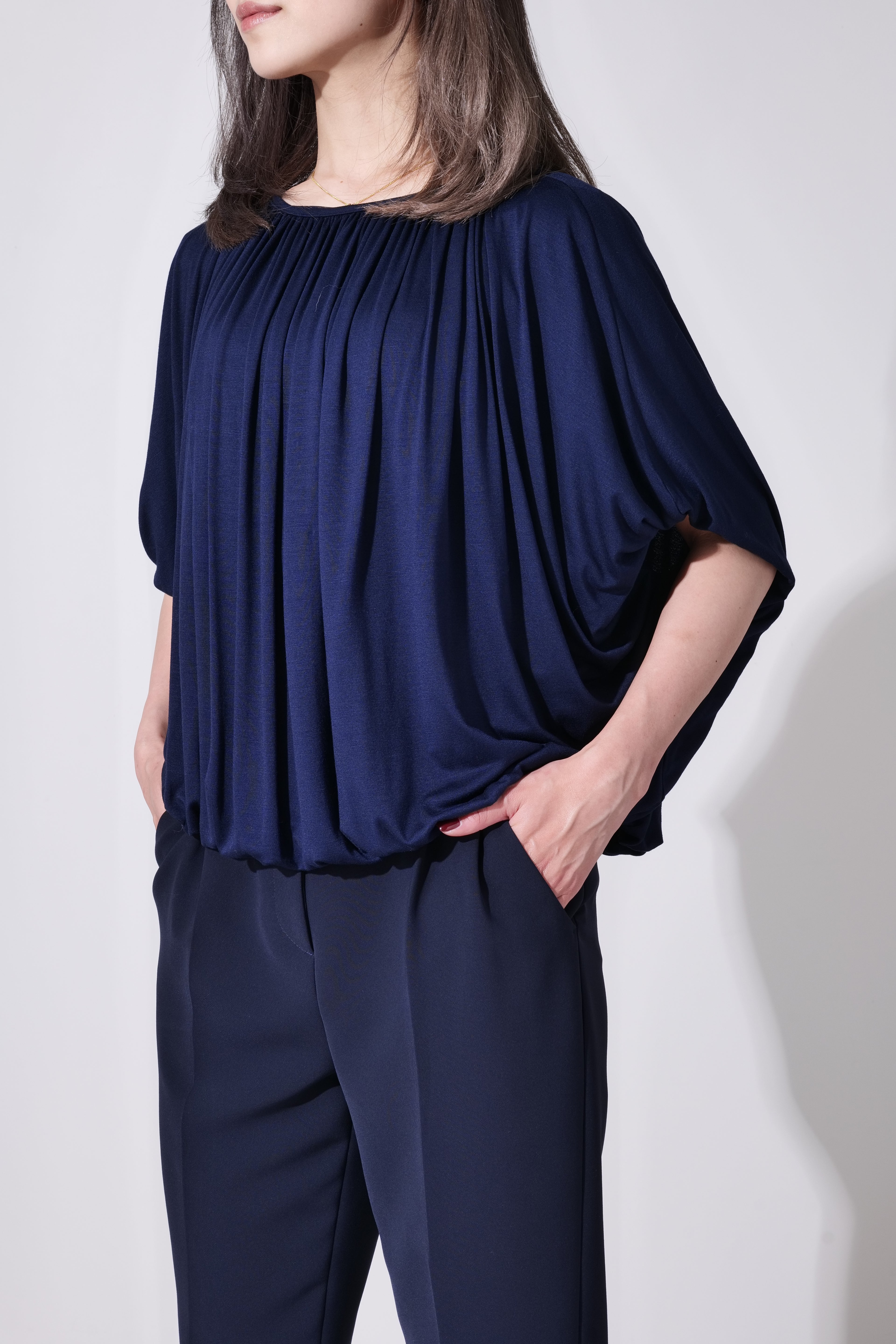 【24AW商品-24848003】ギャザートップス