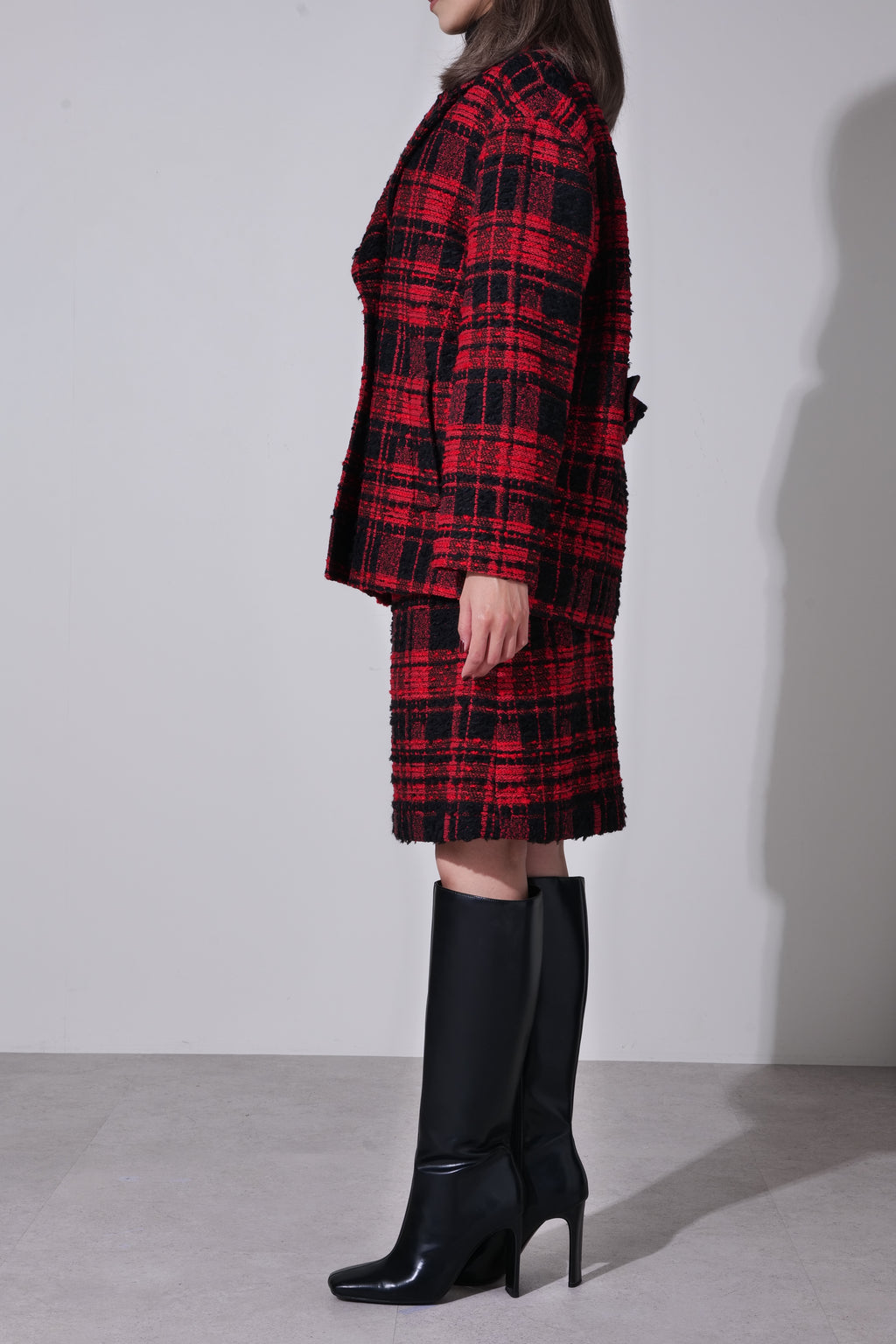 【24AW商品-24141000】マリアツイードPコート