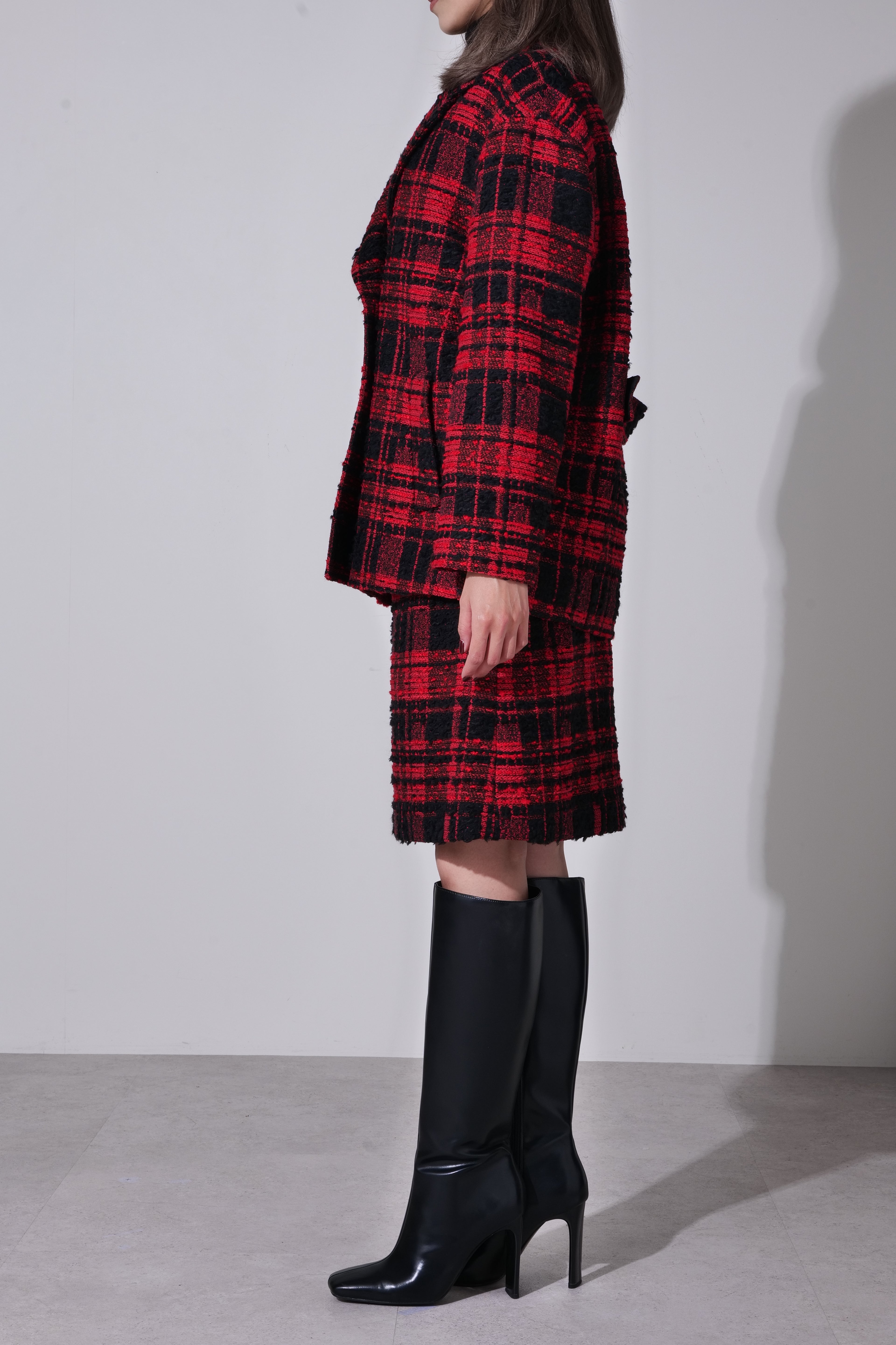 【24AW商品-24141000】マリアツイードPコート