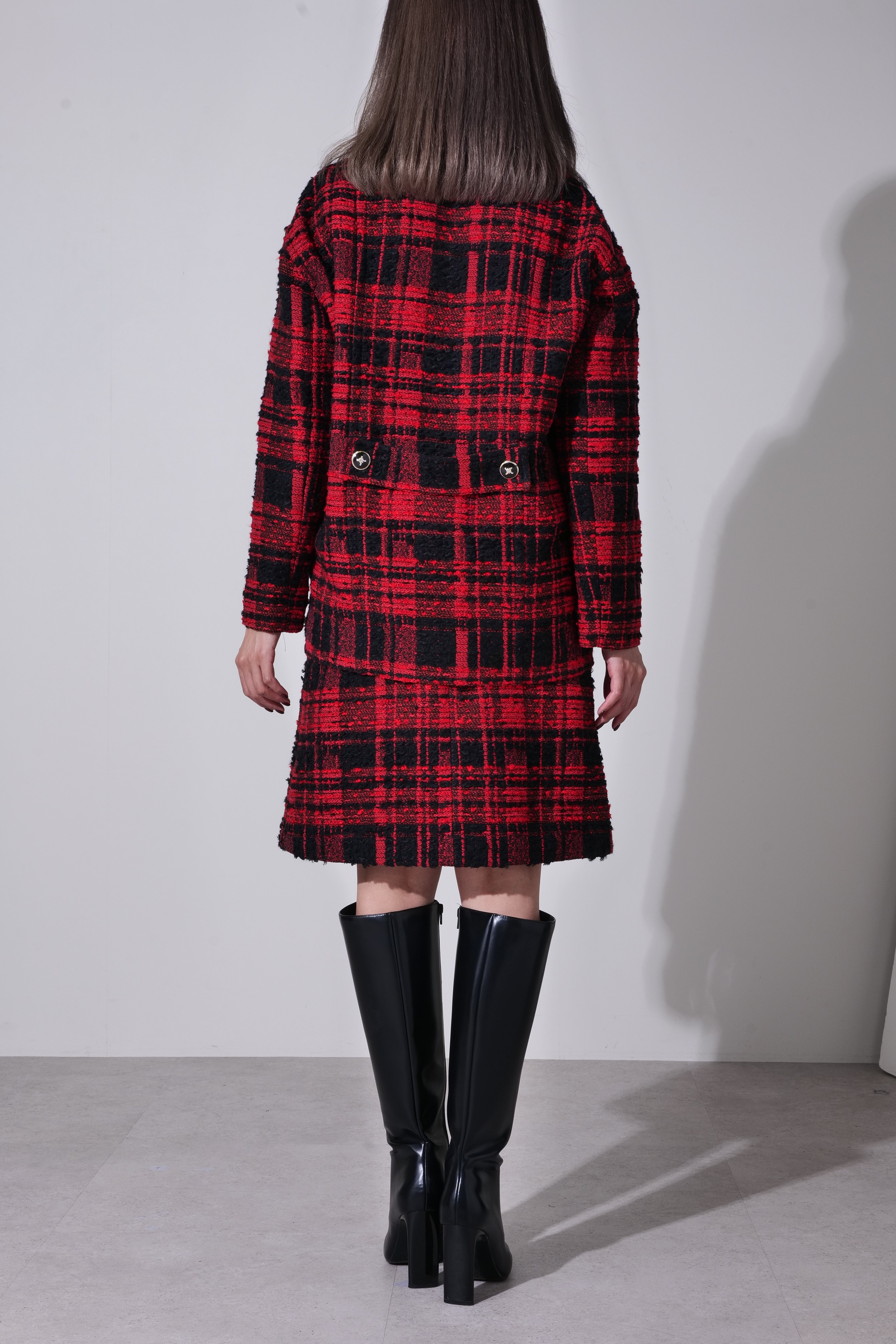 【24AW商品-24141000】マリアツイードPコート