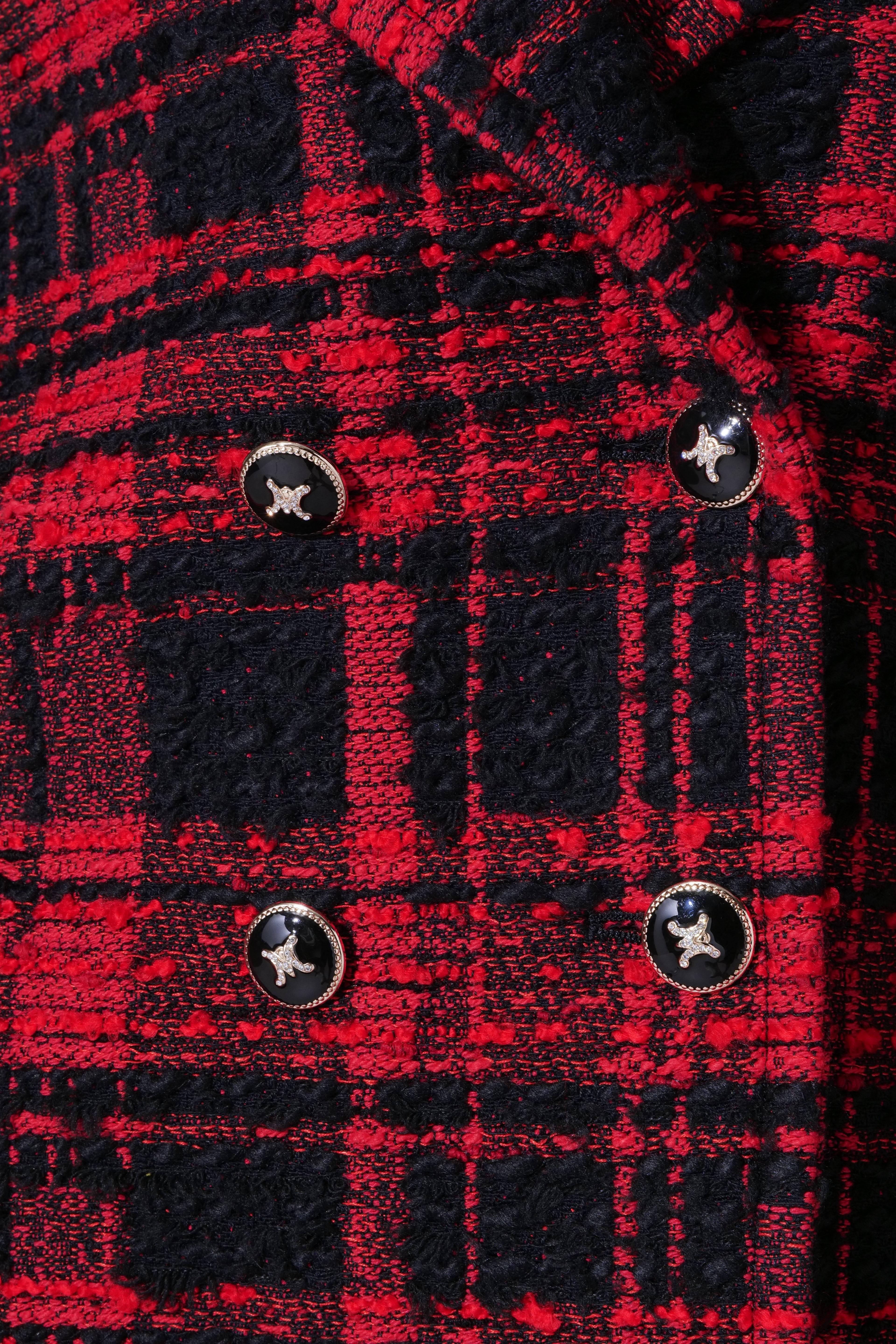 【24AW商品-24141000】マリアツイードPコート