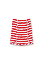 【19112006】ボーダープリントコットンツイードスカート