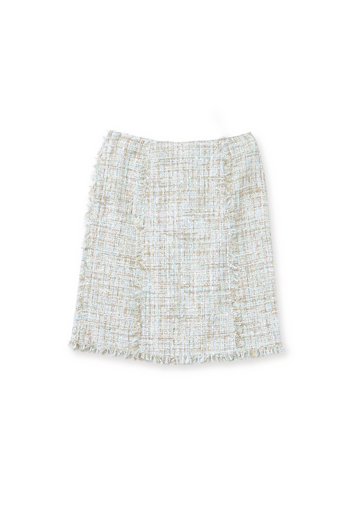 【19112015】ゴールドラメ入りツイードスカート
