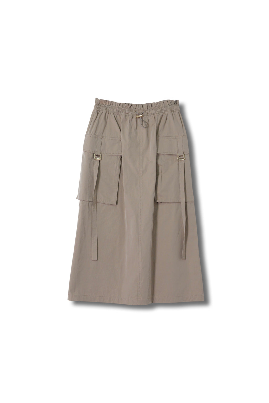 【25AW予約商品-25142005】綿ポリエステルカーゴスカート