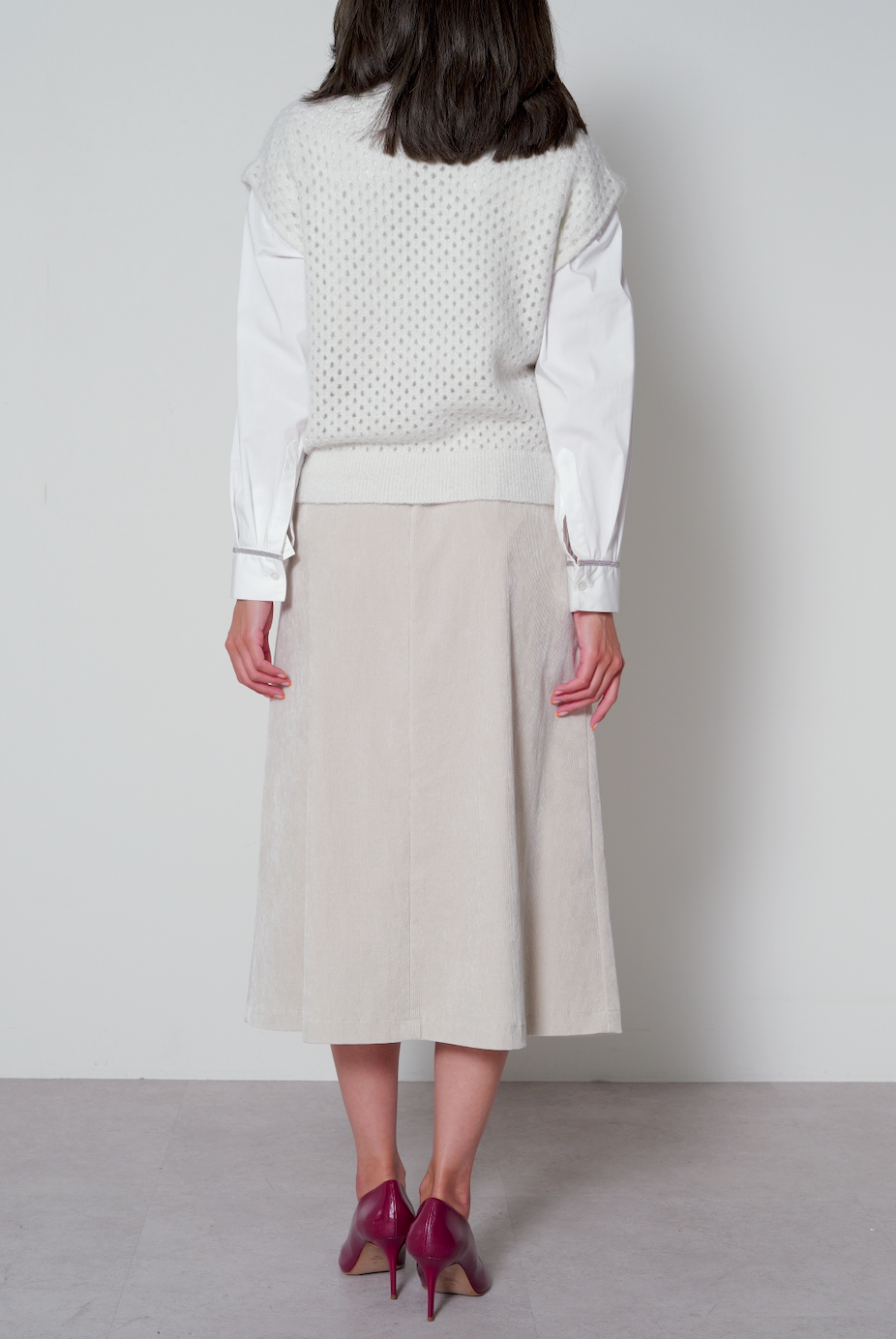 【25AW商品-25358042】アルパカ メッシュベスト