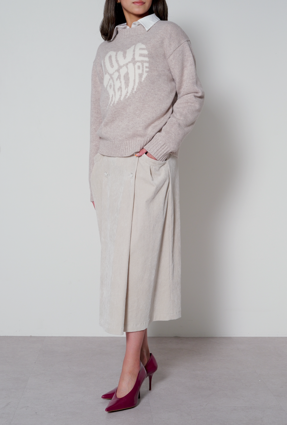 【25AW予約商品-25358063】LOVEインターシャプルオーバー