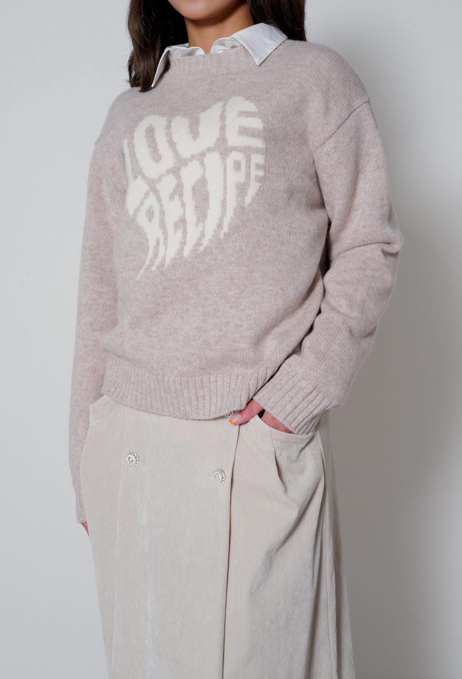 【25AW予約商品-25358063】LOVEインターシャプルオーバー