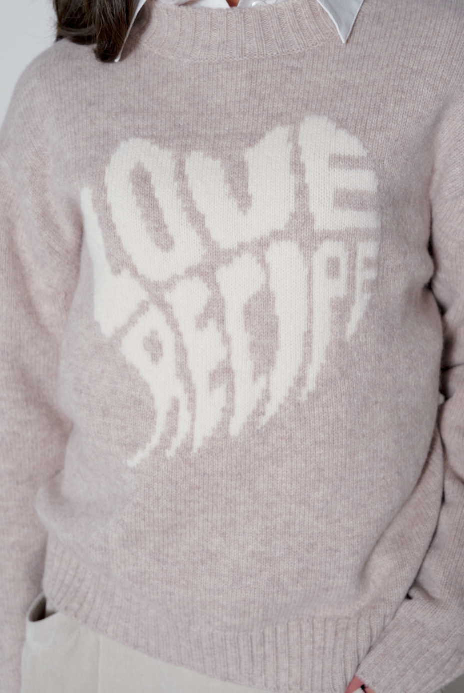 【25AW予約商品-25358063】LOVEインターシャプルオーバー