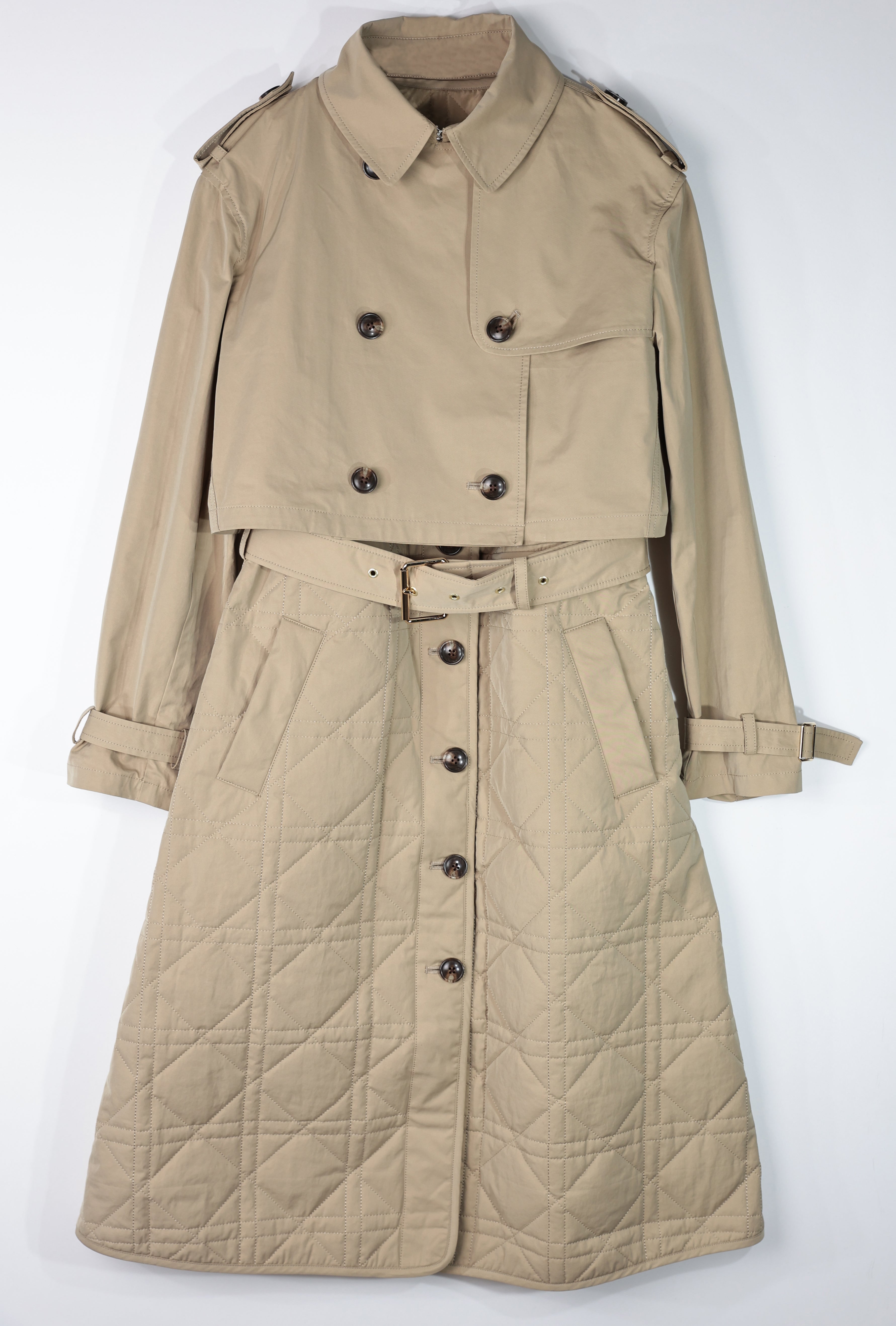 【新品】DUAL VIEW デュアルビュー　ダウンベスト　コート　ベージュ COATS – DUAL VIEW