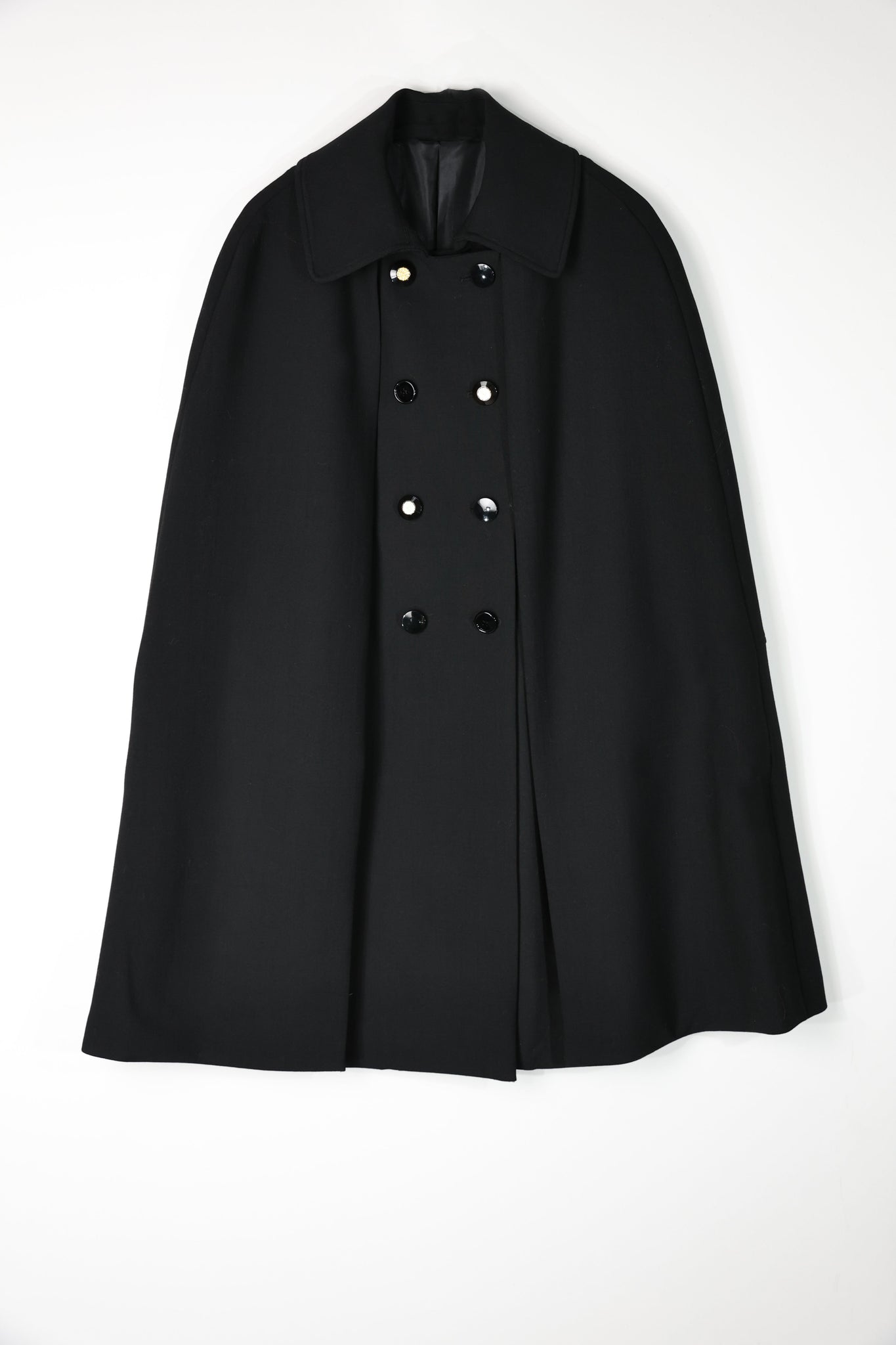 Vintage Black tabarro（全円マント）