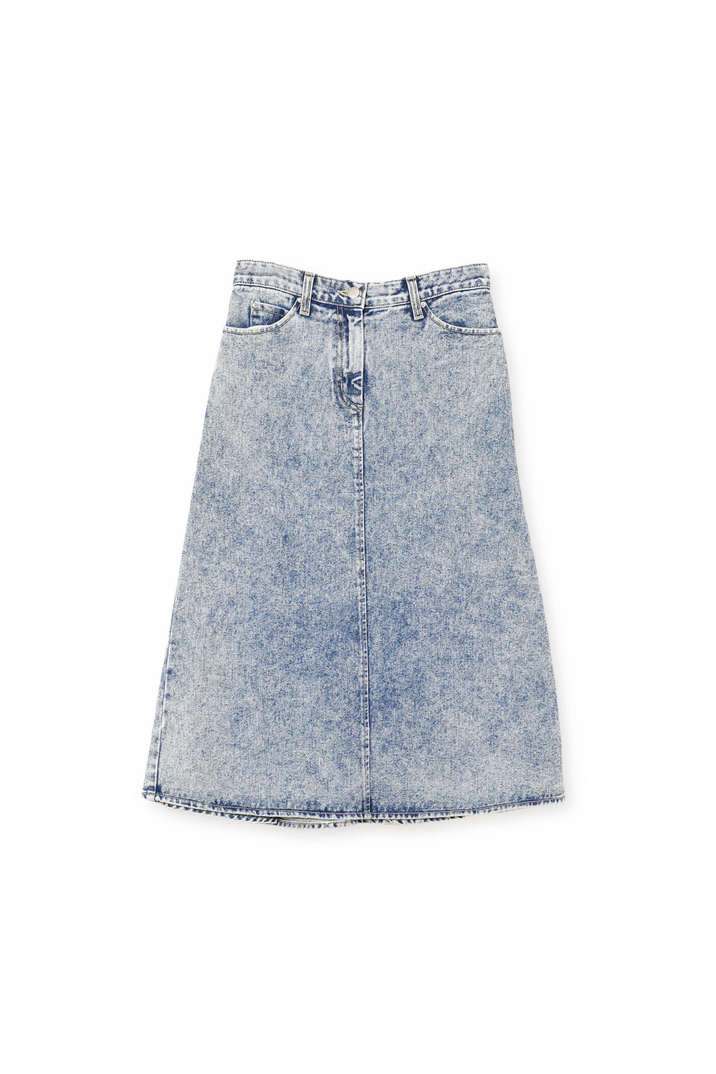 【24112011】デニムバックマーメイドスカート