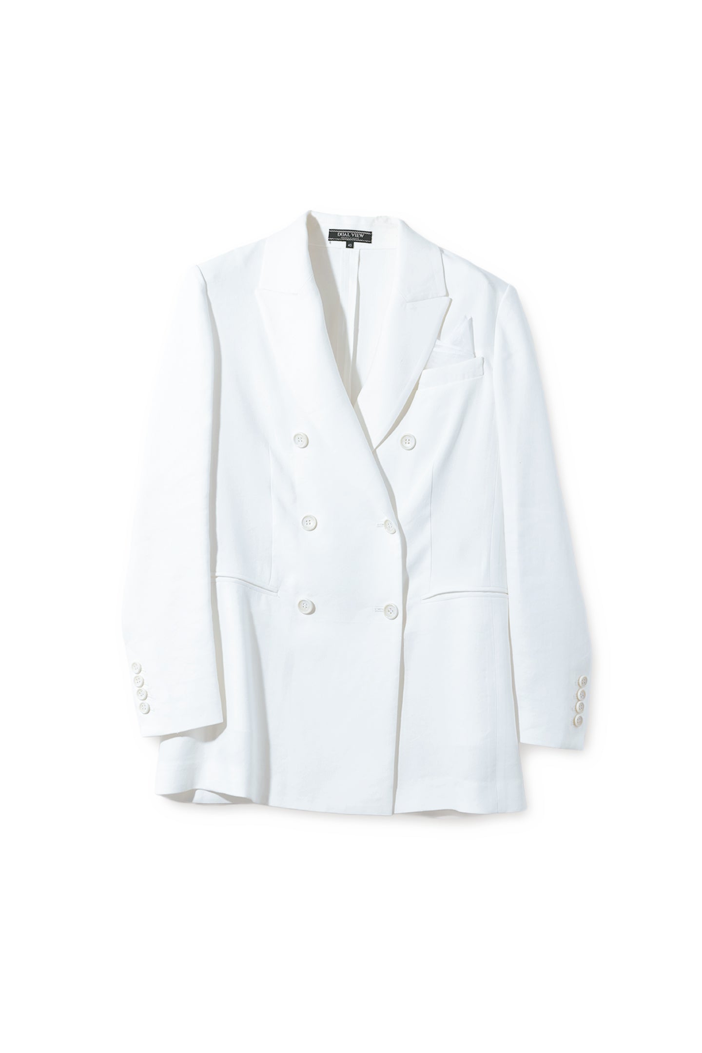 【24123016】麻ヘリンボーンリネンジャケット