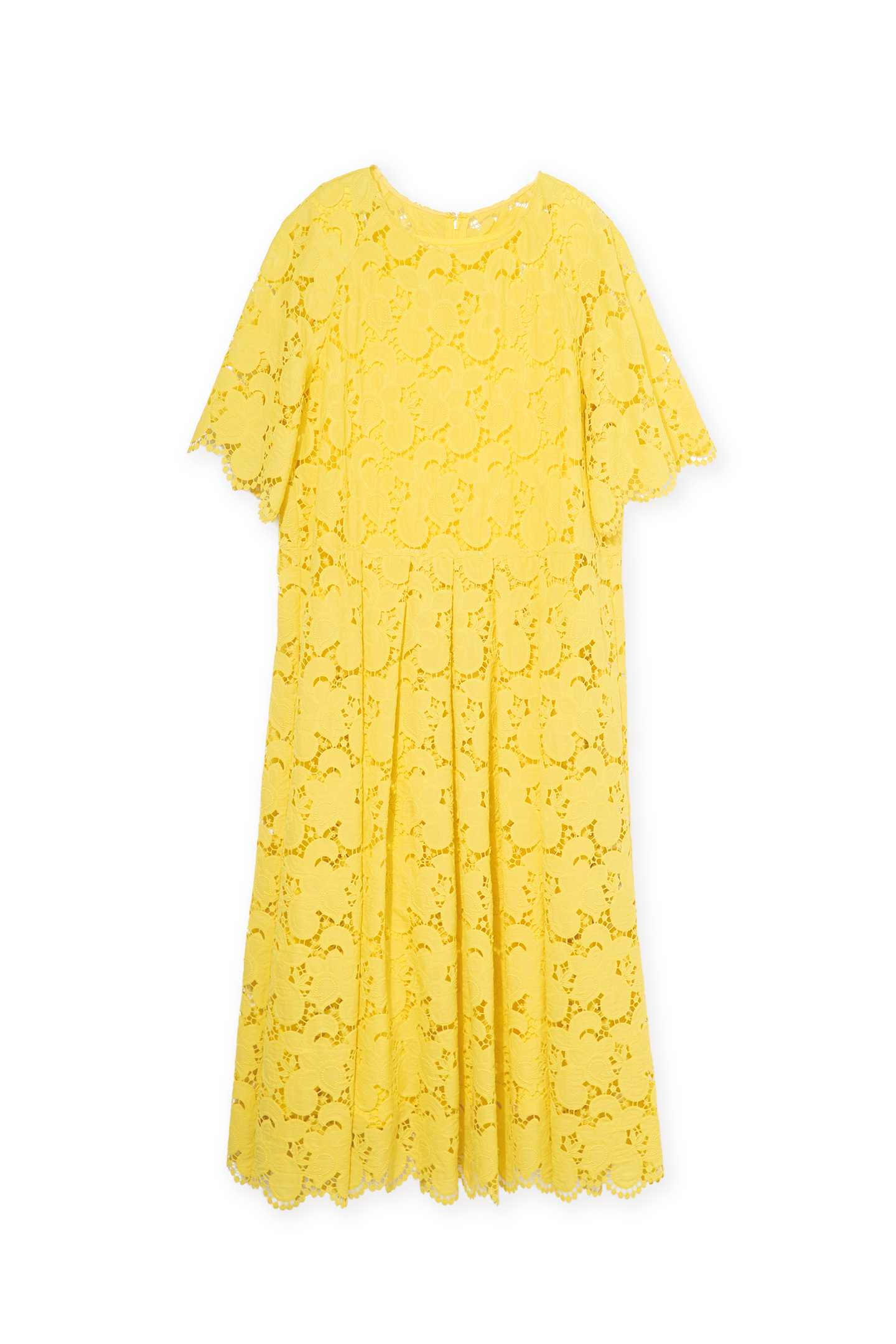 【24126022】カットワークレースドレス