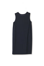 【24146008】二重織バッククロスドレス