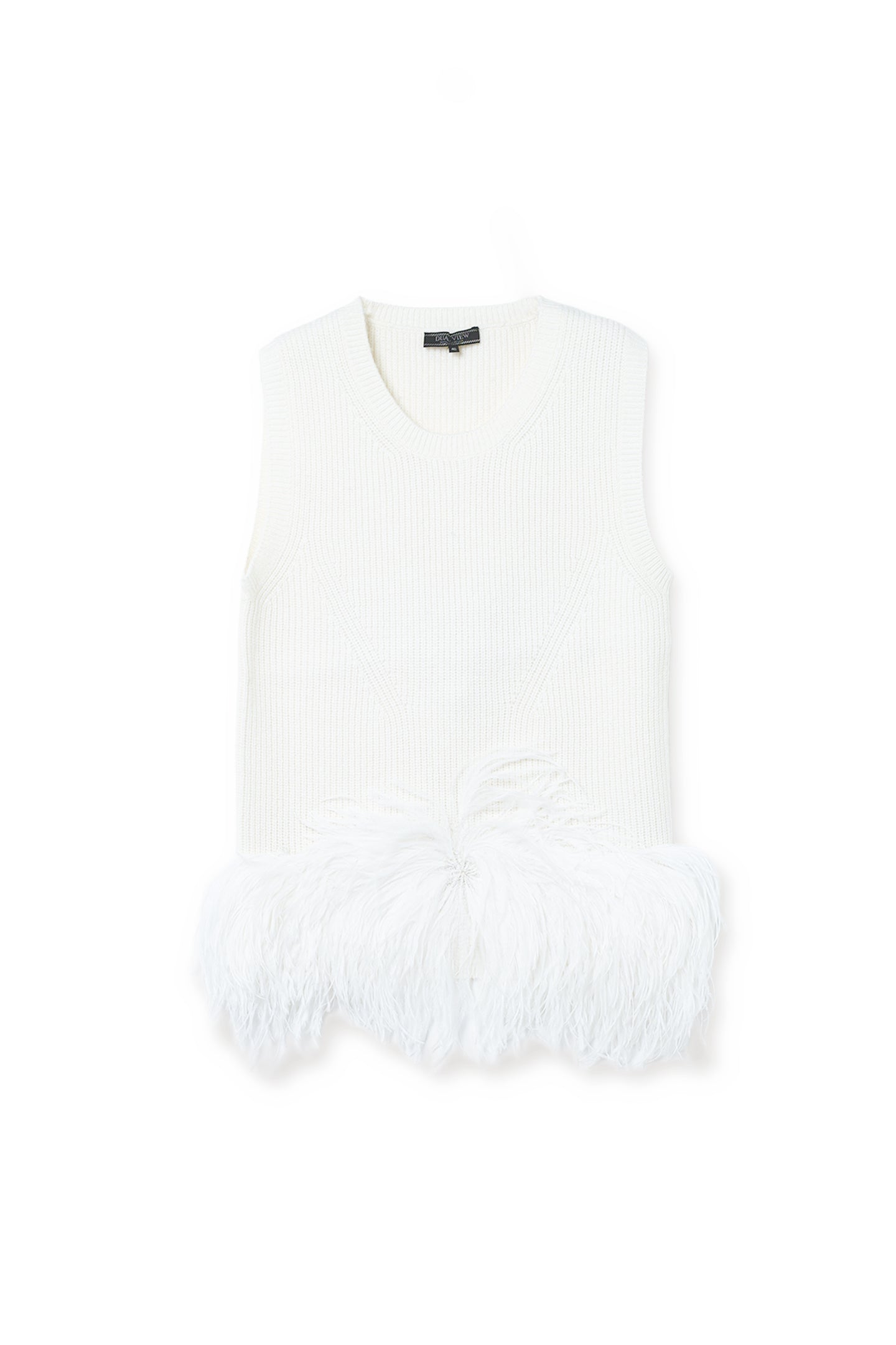 【24358052】フェザー付きクルーベスト