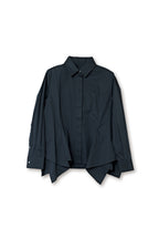 【25SS商品-25110006】イレギュラーヘムシャツブラウス