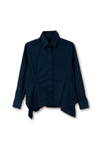 【25SS商品-25110006】イレギュラーヘムシャツブラウス