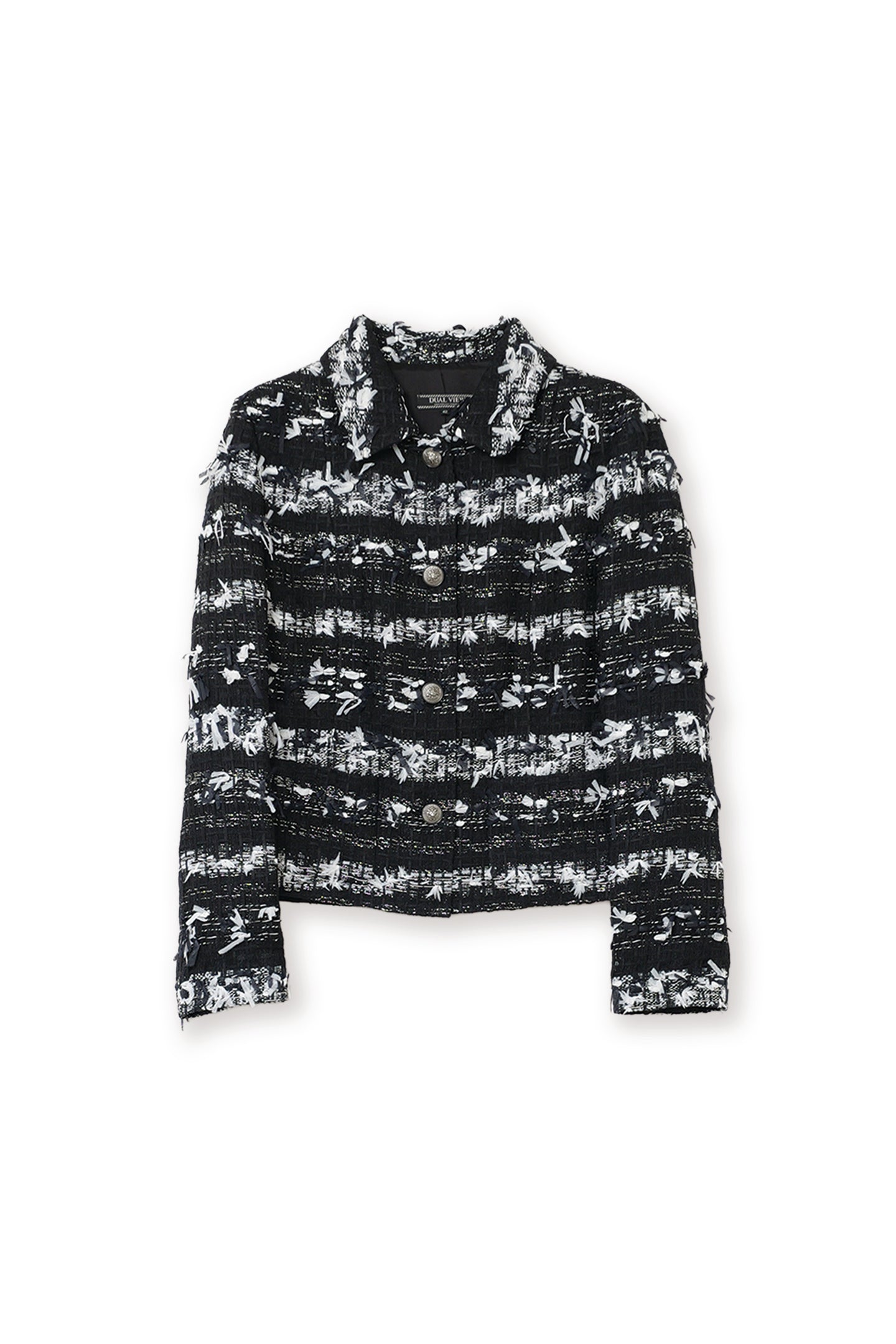 【25SS商品-25113003】マリアツイードショールカラージャケット