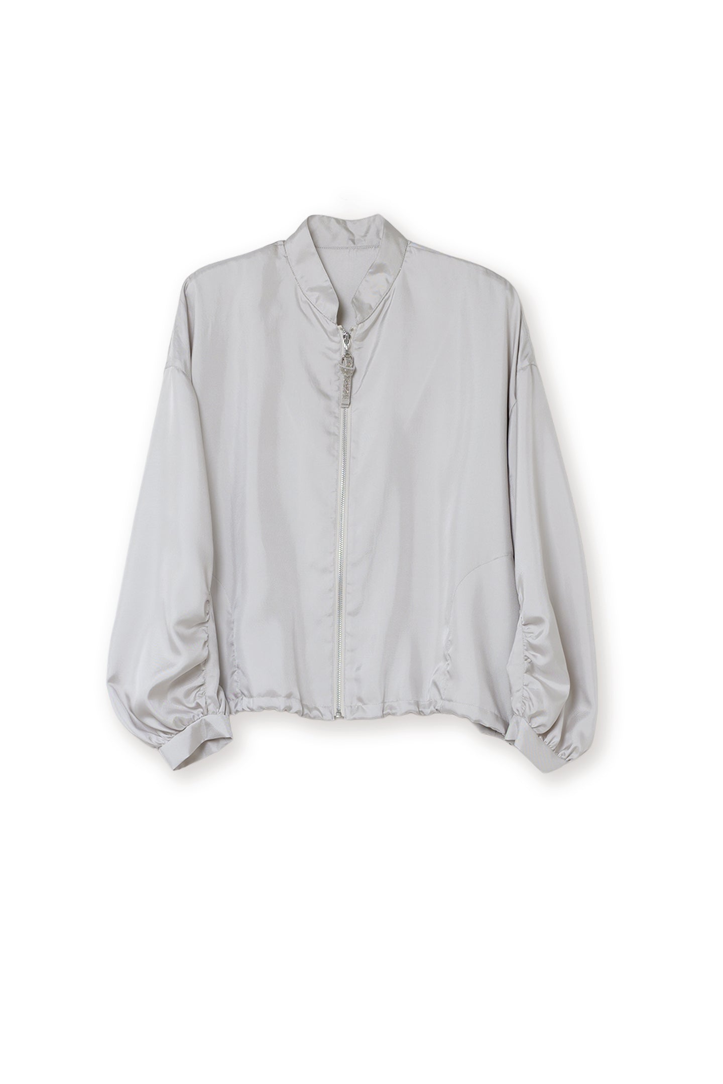 【25SS商品-25113012】ボールチェーン付きツイルブルゾン