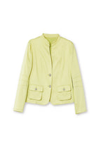 【25113015】ニットコンビネーションコットンストレッチジャケット