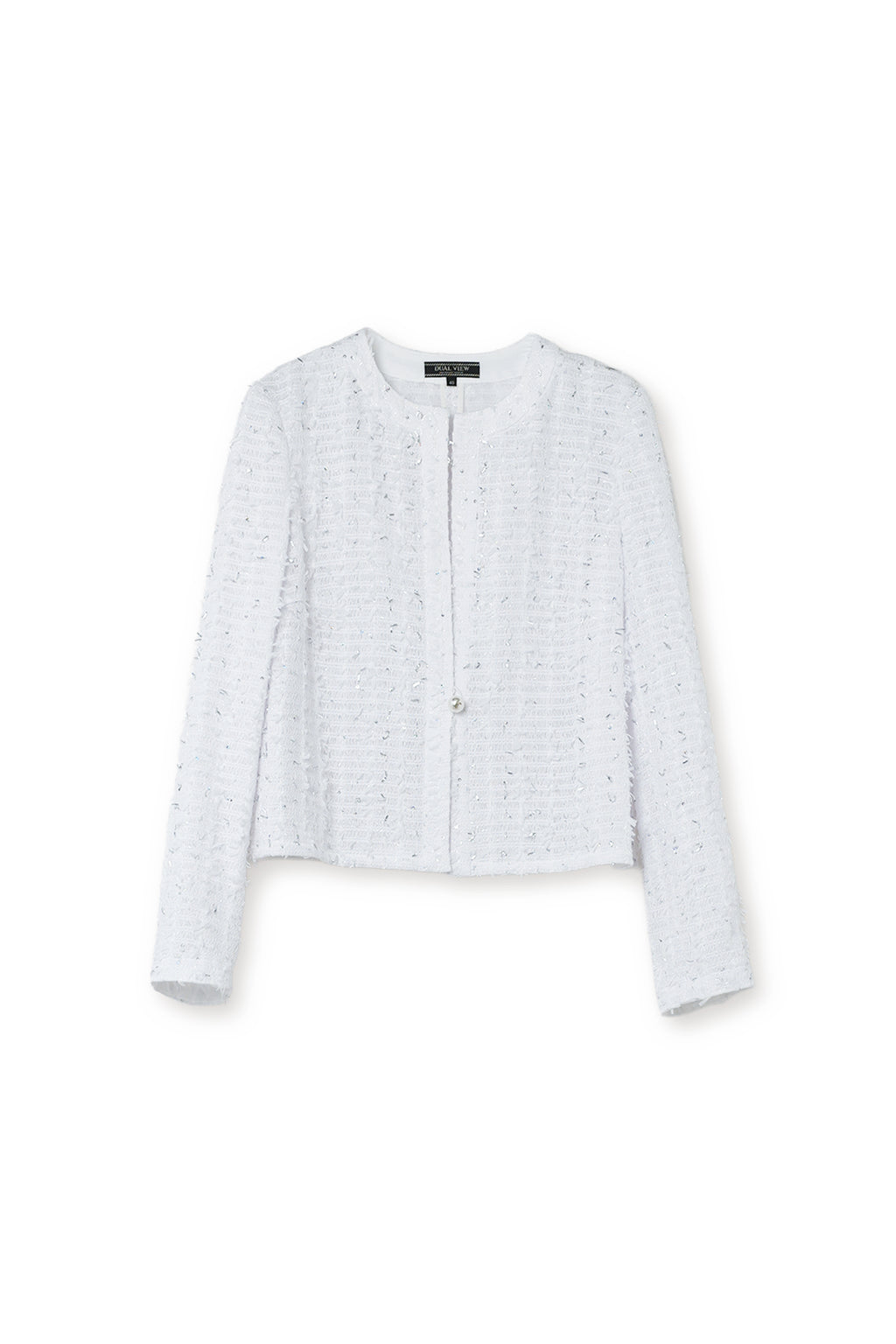 【25SS商品-25113016】スパンコール入りリントンツイードジャケット