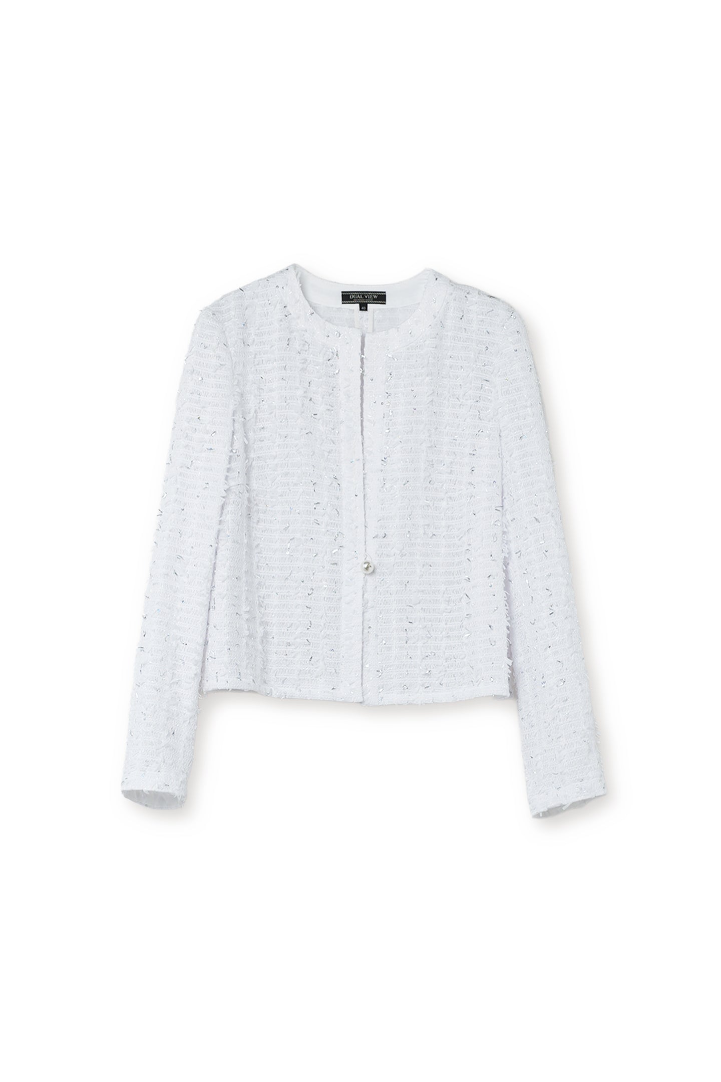 【25SS商品-25113016】スパンコール入りリントンツイードジャケット