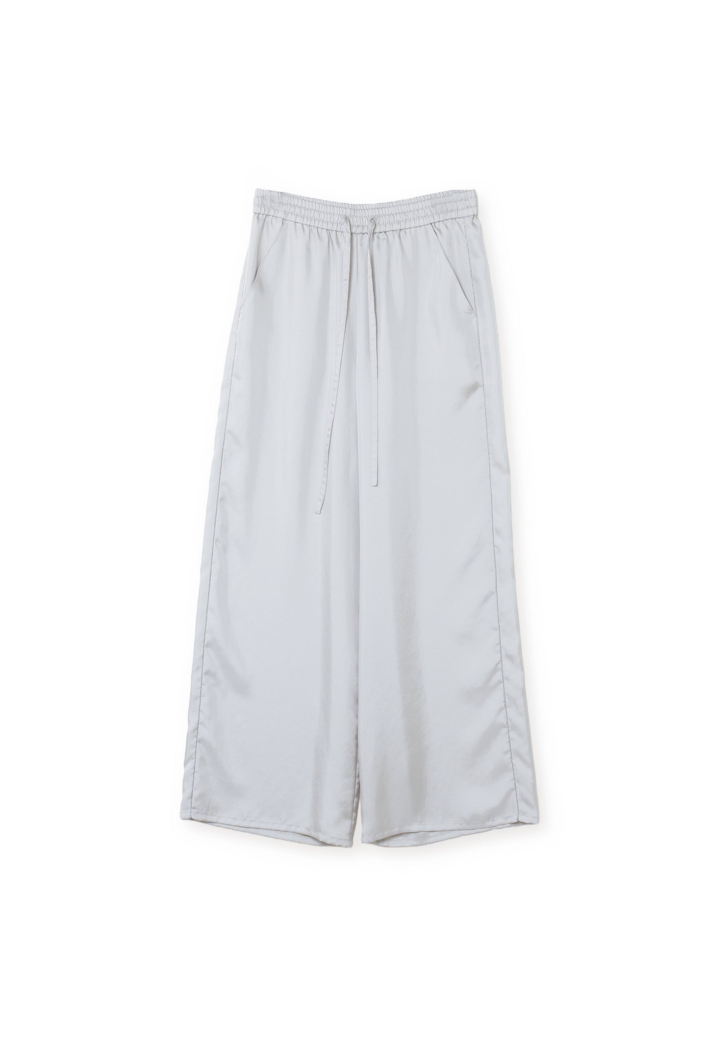 【25SS商品-25114003】サイドボールチェーンドロストワイドパンツ