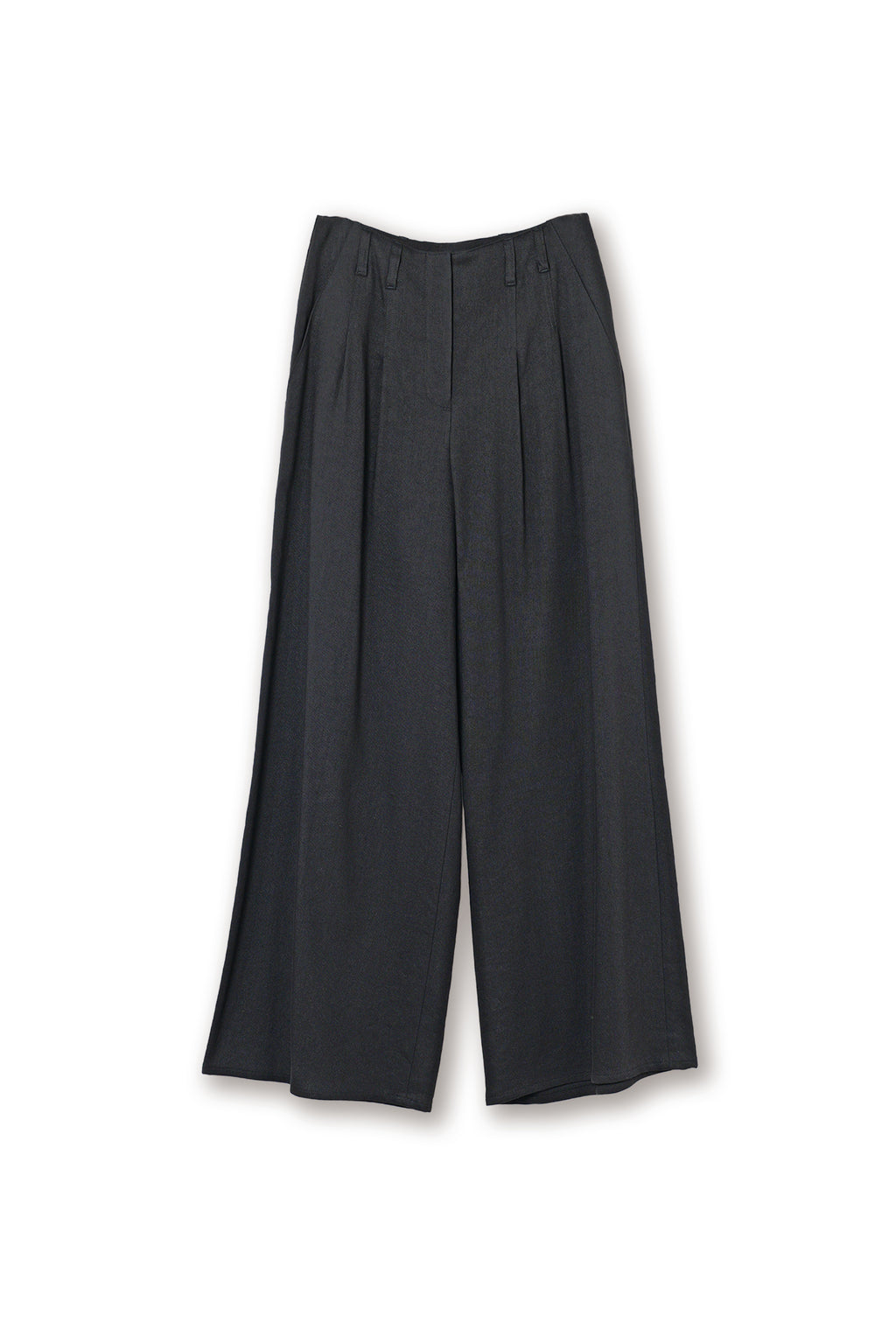 【25114007】ダブルタックワイドスラックス