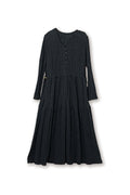 【25116006】ラッセルレースティアードドレス