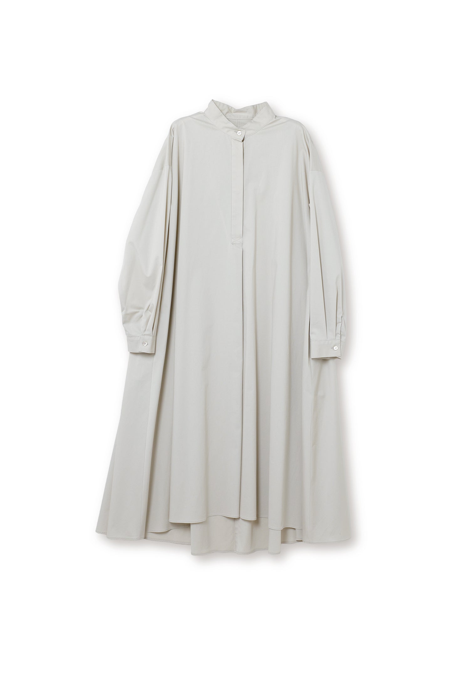 【25116009】スーピマコットンストレッチシャツドレス