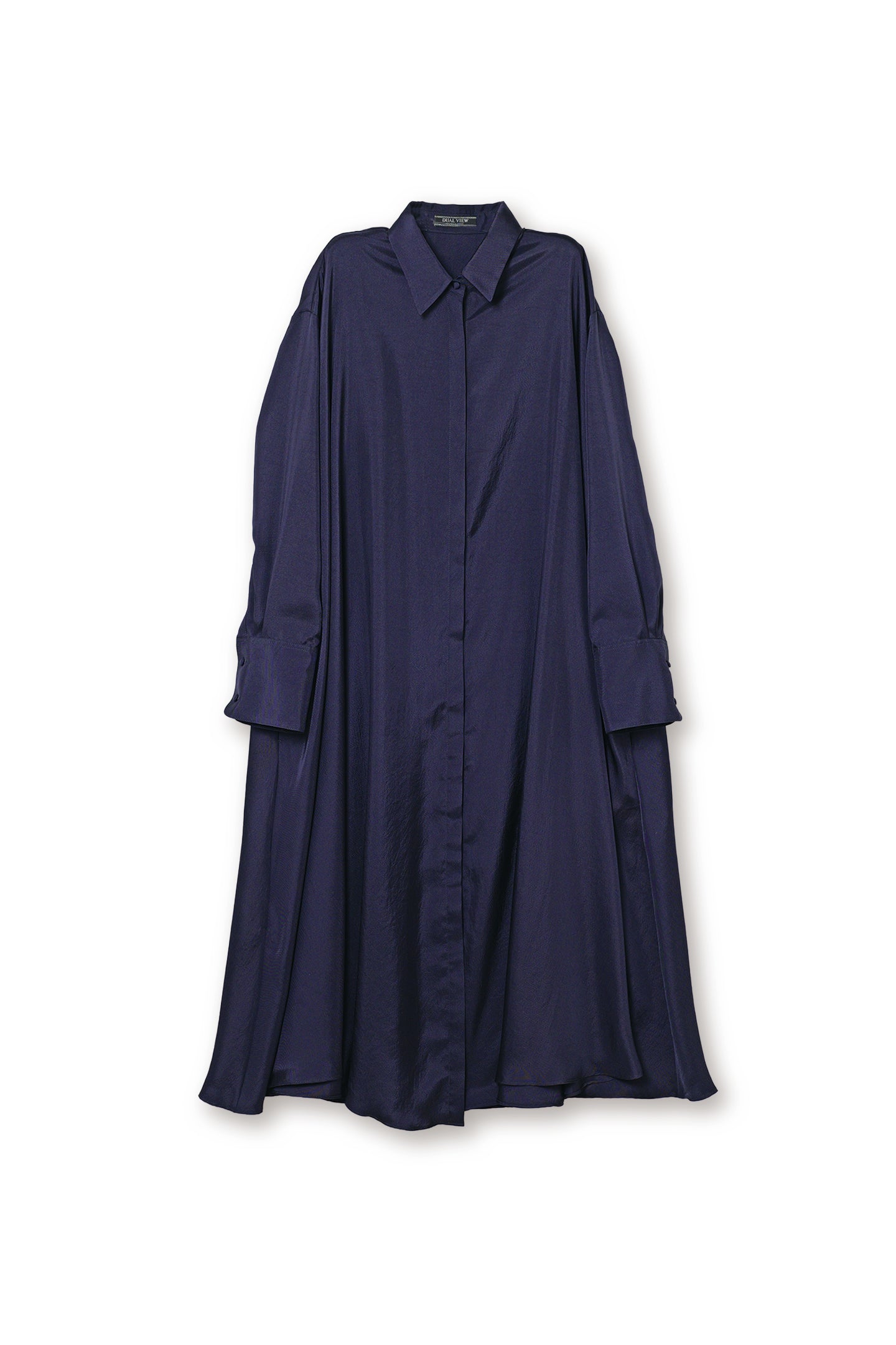 【25116011】ツイルシャツドレス