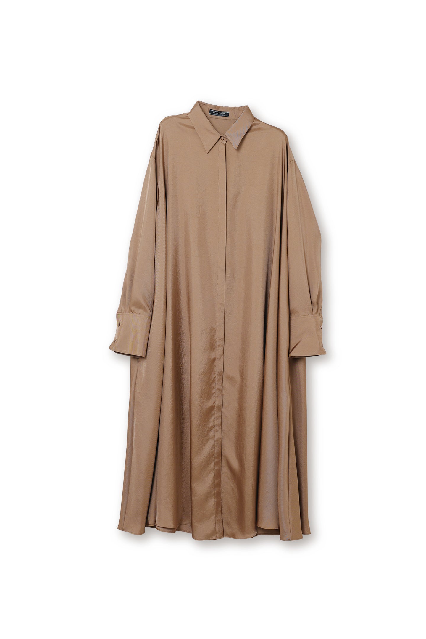 【25116011】ツイルシャツドレス