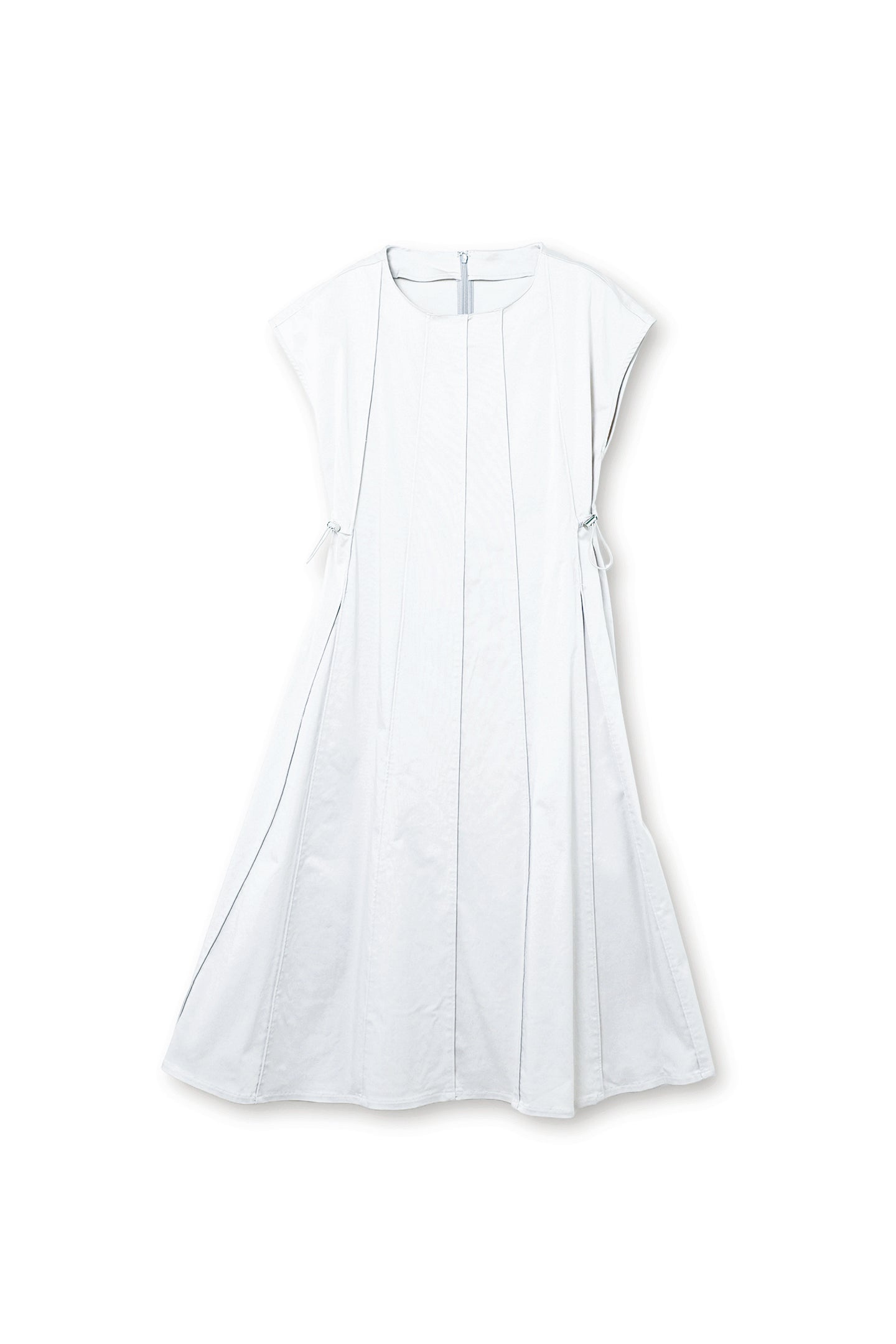 【25116012】テンセルコットンストレッチピンタックドレス