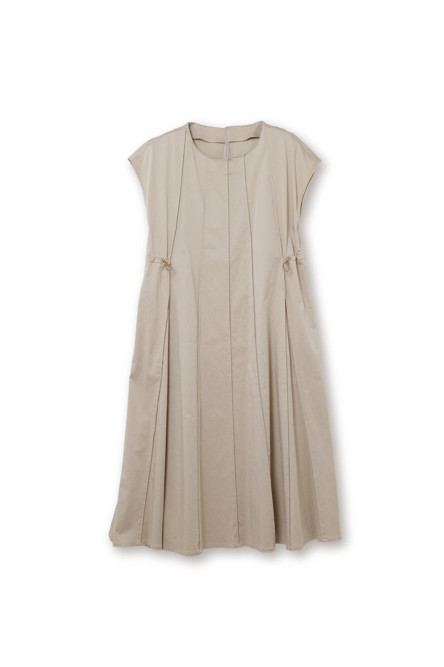 【25116012】テンセルコットンストレッチピンタックドレス