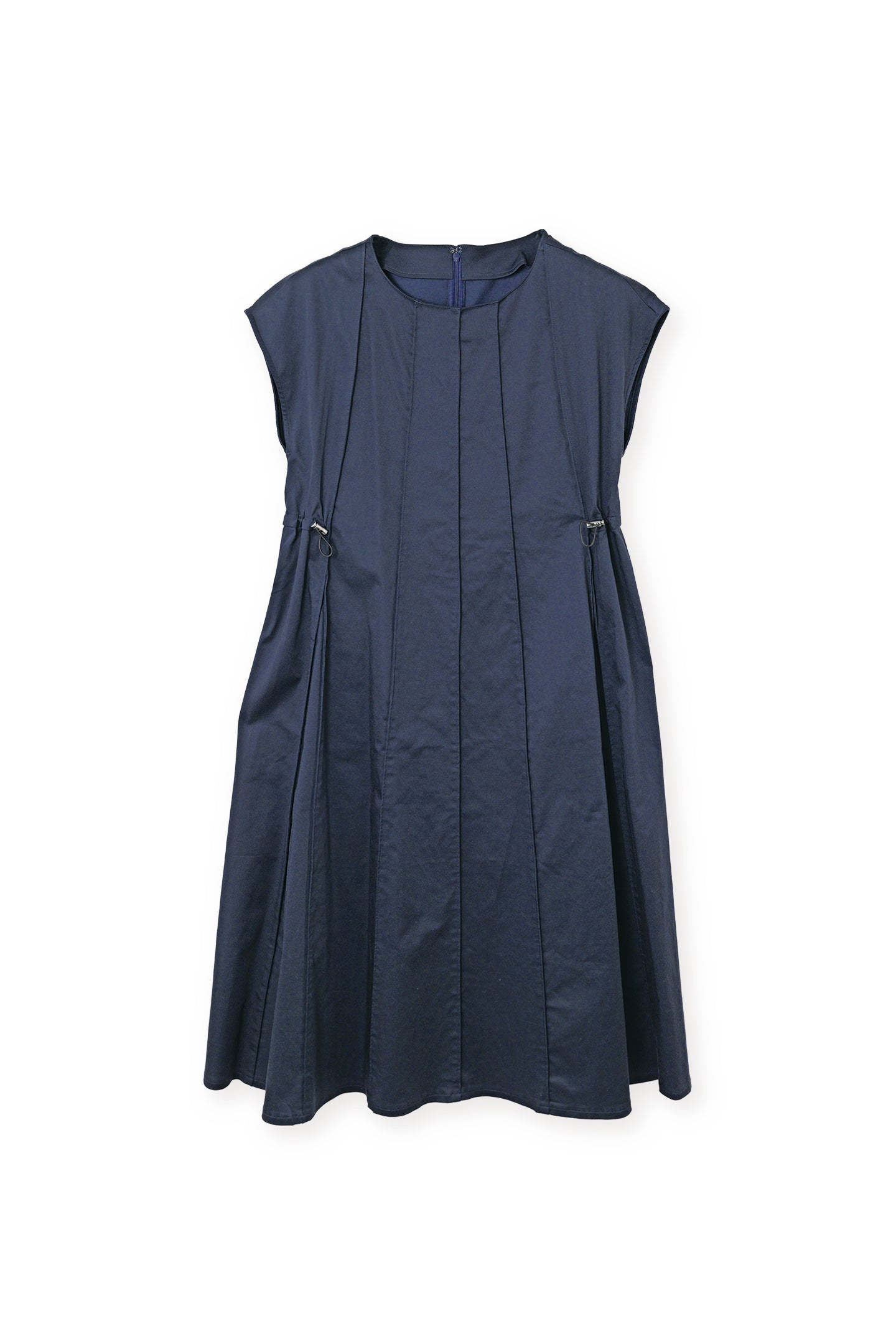 【25116012】テンセルコットンストレッチピンタックドレス