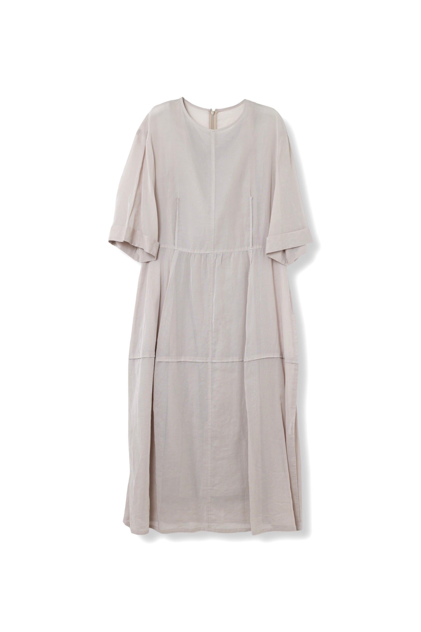 【25126029】綿オーガンジーコクーンシルエットドレス