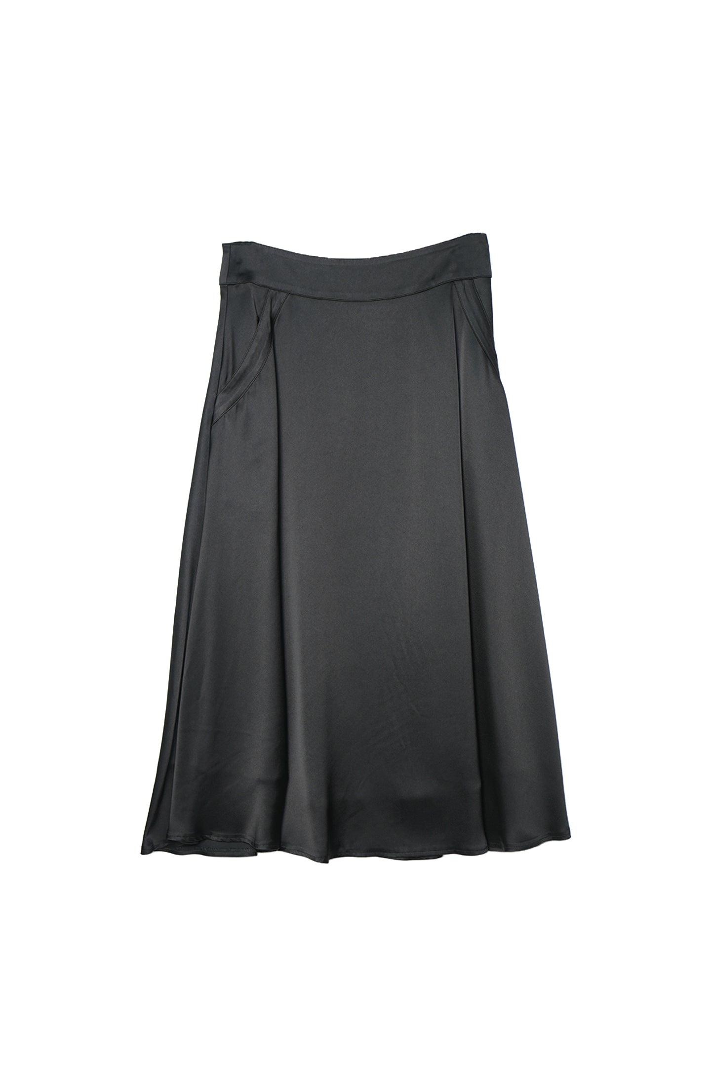 【25142014】強圧縮フラノセミフレアースカート