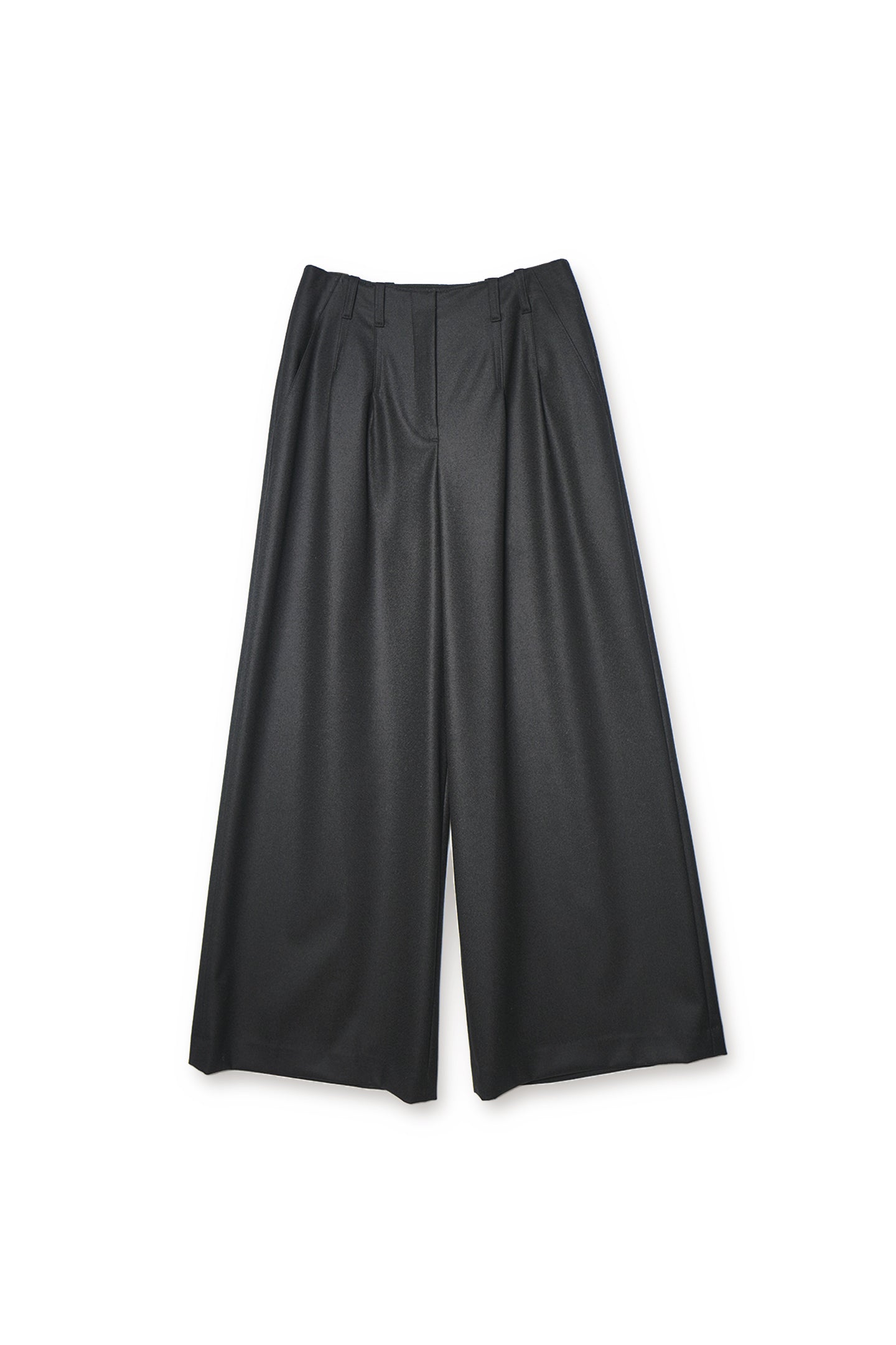 【25144006】強圧縮フラノワイドパンツ