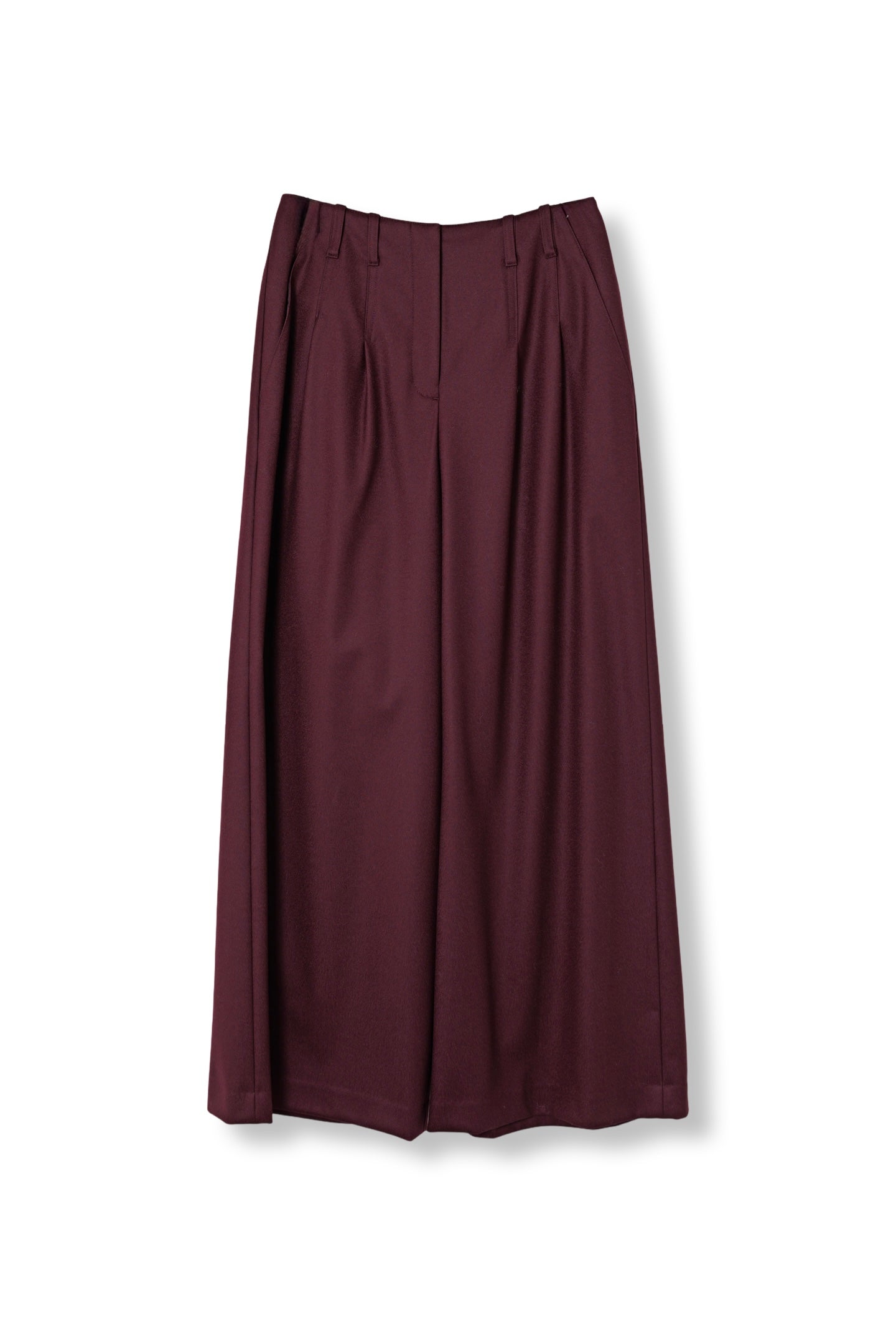 【25144006】強圧縮フラノワイドパンツ