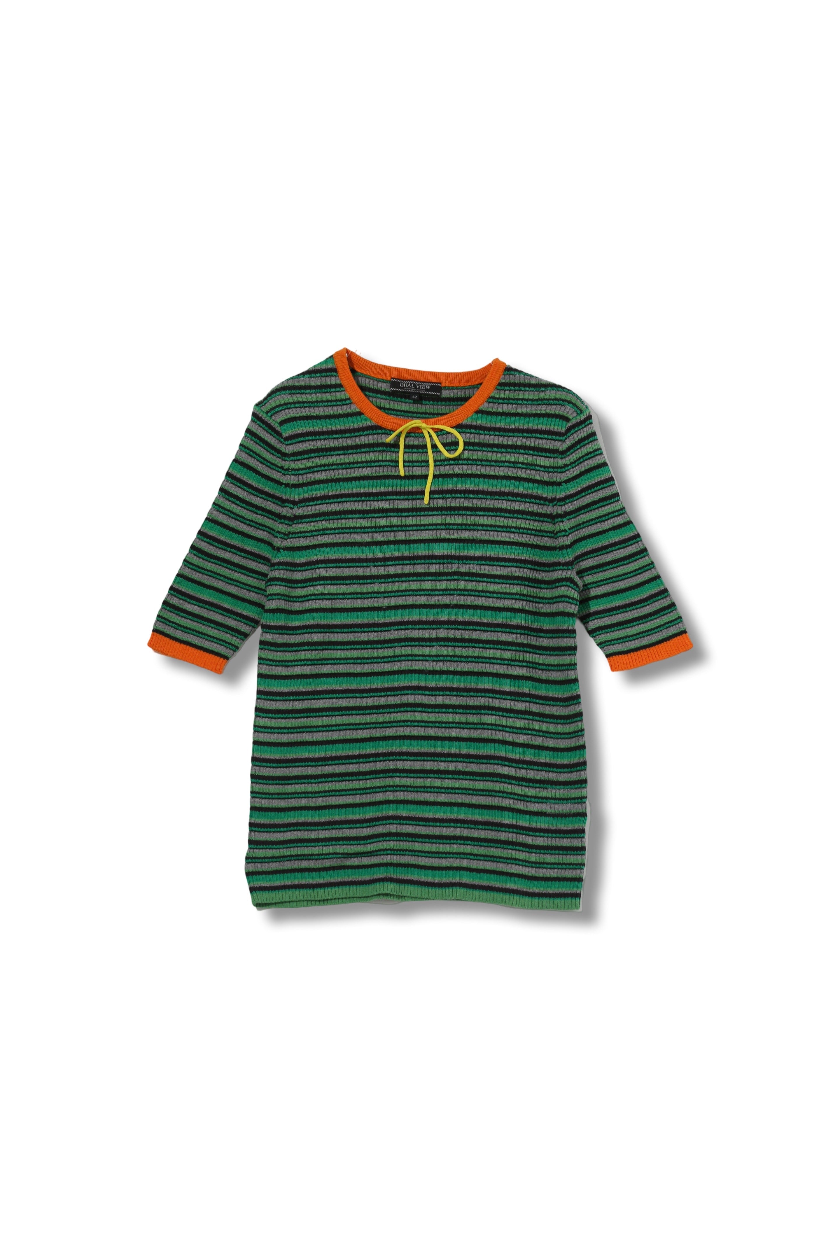 【24318006】リブクルーネックプルオーバー