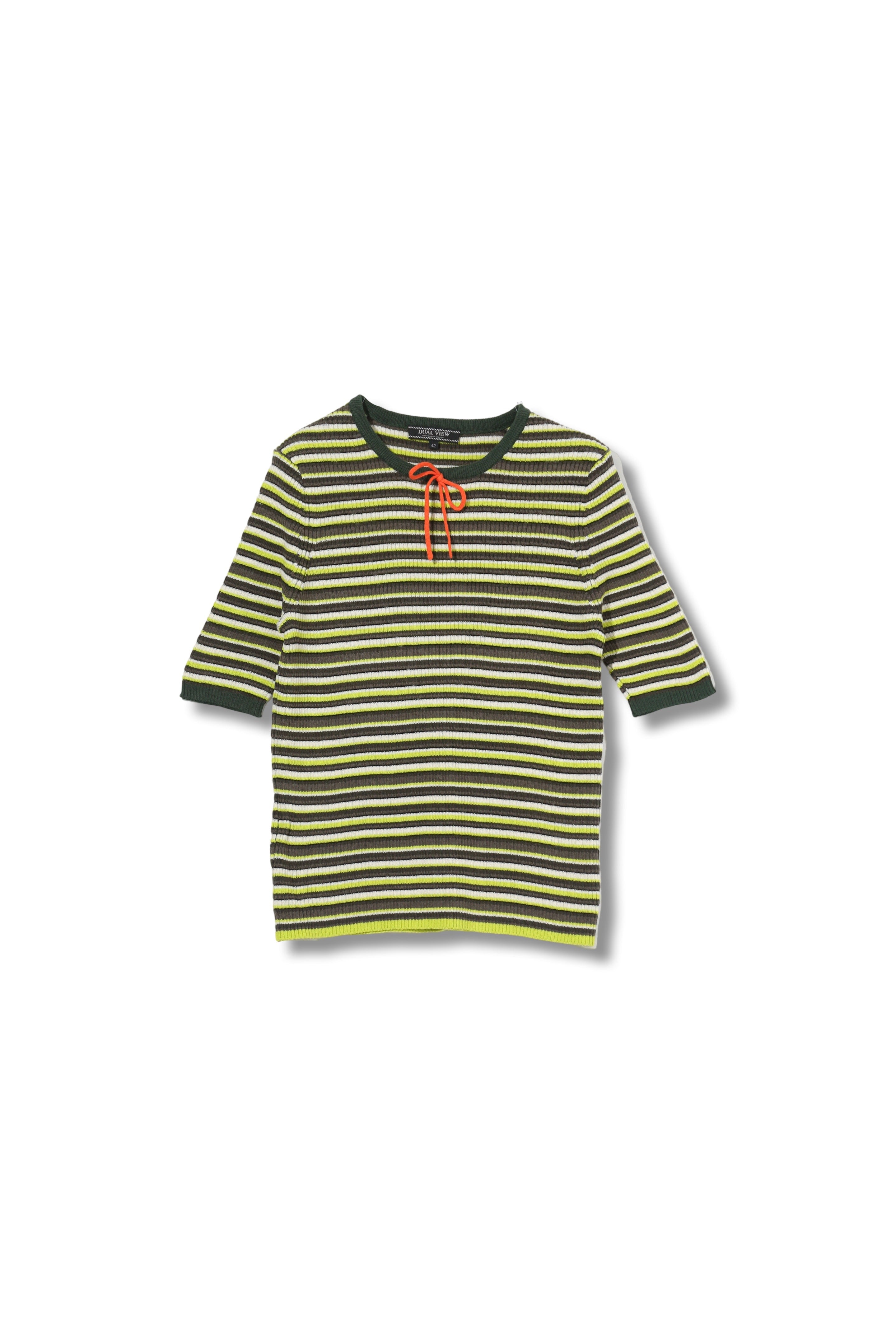 【24318006】リブクルーネックプルオーバー