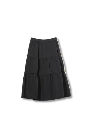 【24SS商品】タフタティアードスカート