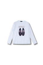 【25AW商品-25848001】エレガントシューズロングスリーブTシャツ